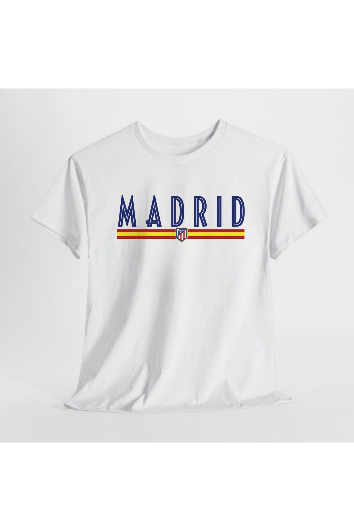 SARI Madrid İspanya Temalı %100 Pamuk Tshirt