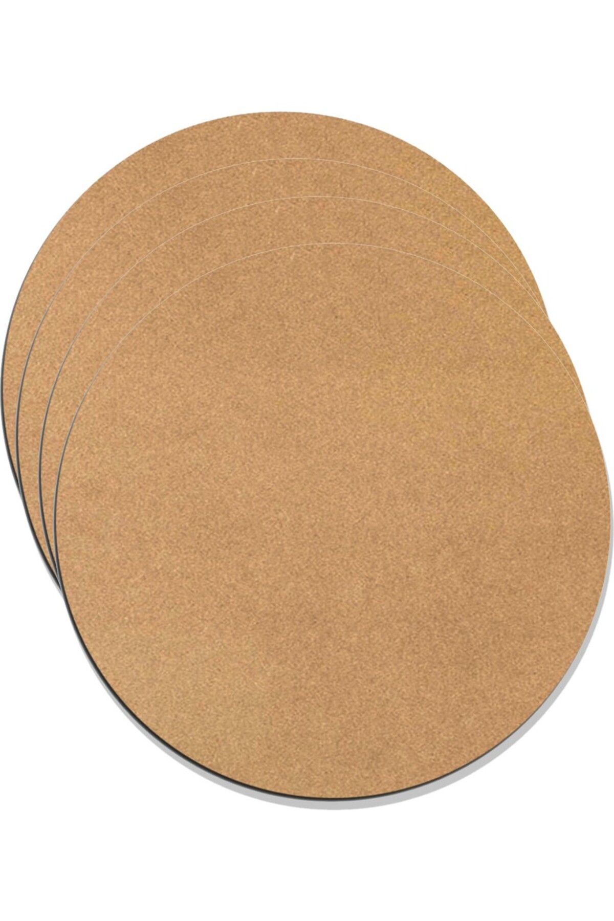 woodretro , Ahşap Supla Levha 12 Adet 3 Mm Ham Mdf 30 Cm Çap Yuvarlak Servis Altı Supla