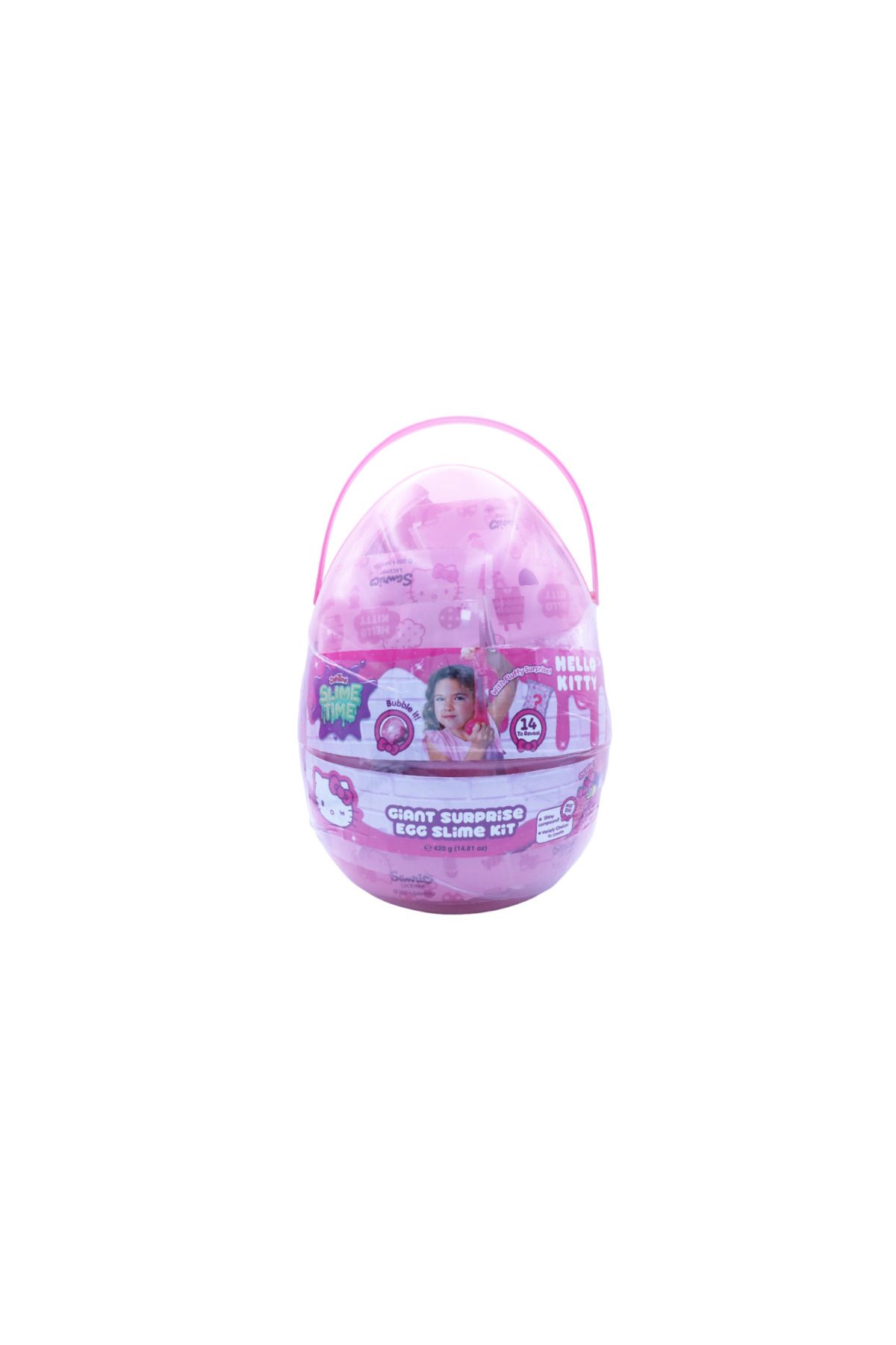 Hello Kitty-SlimeTime Hello Kitty Giant Surprise Egg Kit 1
