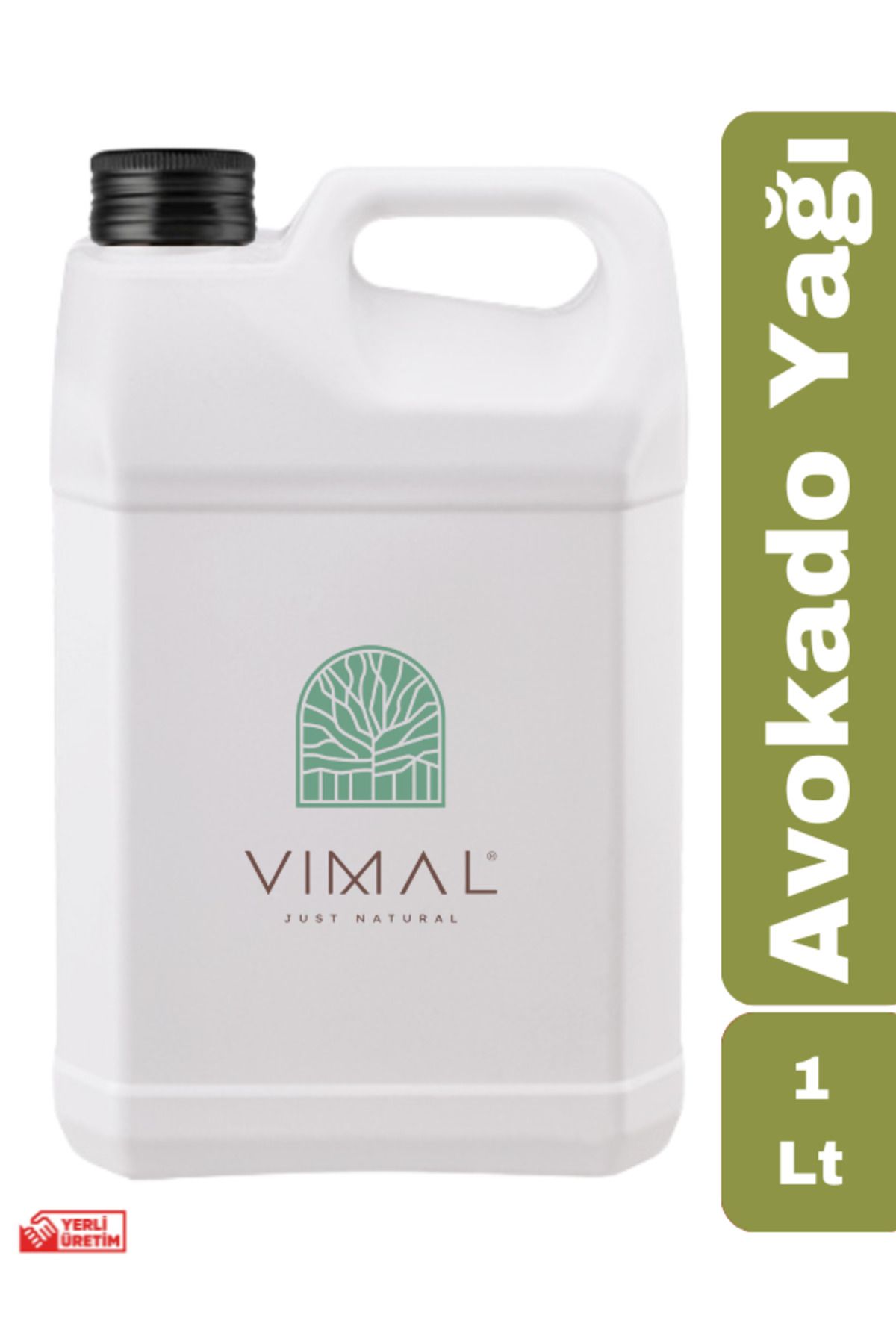 VIMAL Avokado Yağı 1 Lt ( %100 Soğuk Sıkım Saf )