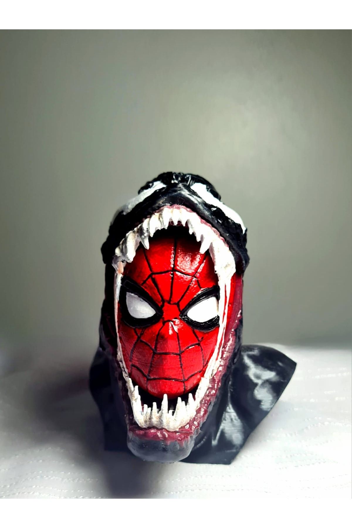 eselya 3d Spider man Büst Figür/ Venom / Örümcek Adam Figür /12 cm