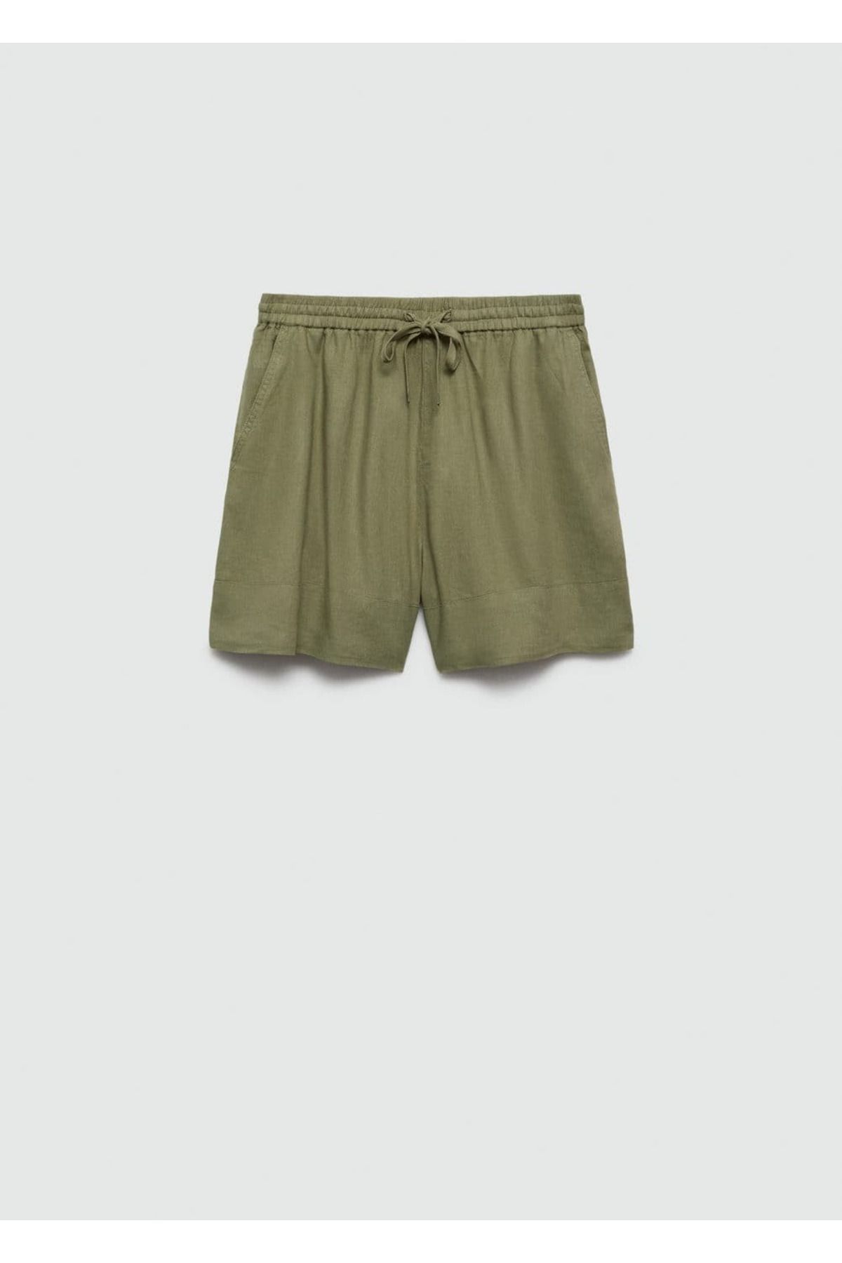 MANGO Woman-Draped Tie Detailed Shorts 3