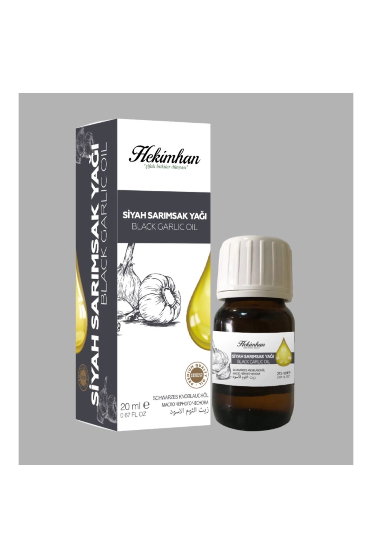 Hekimhan SİYAH SARIMSAK (SABİT) YAĞI 20 ML