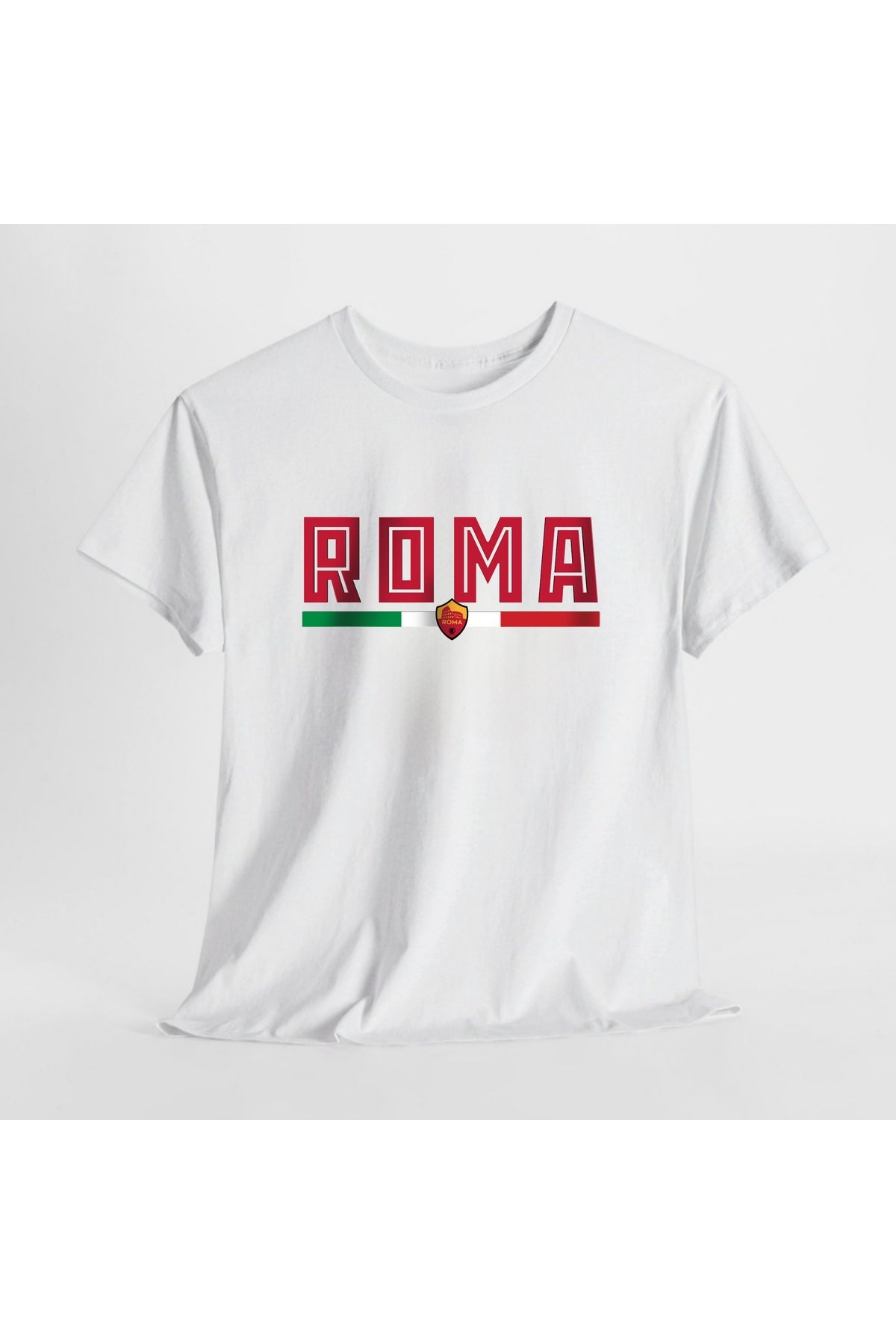 SARI Roma İtalya Temalı %100 Pamuk Tshirt