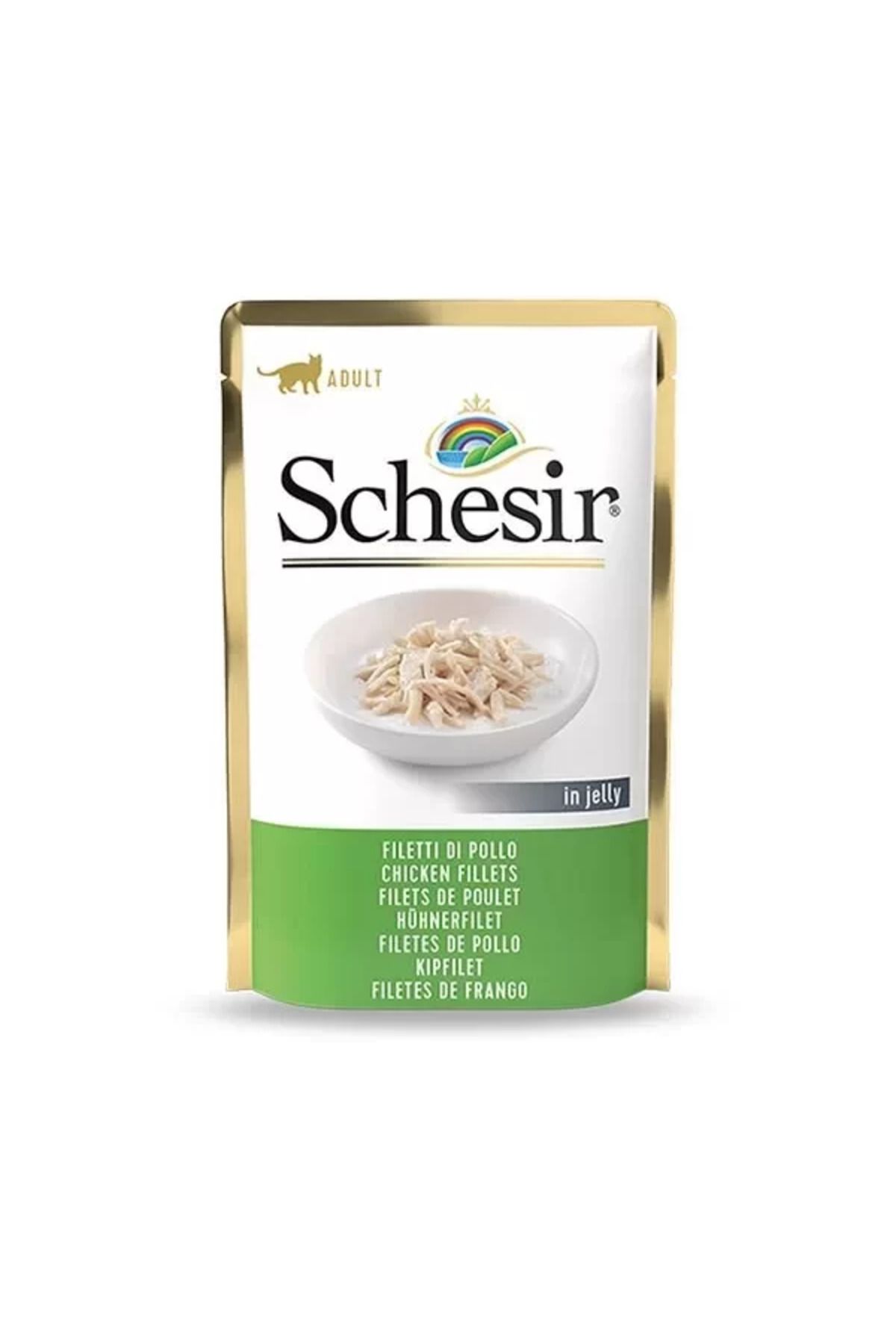 TREND Schesir Kiiten Pouch Tavuklu Fileto Konserve Yavru Kedi Maması 100 Gr