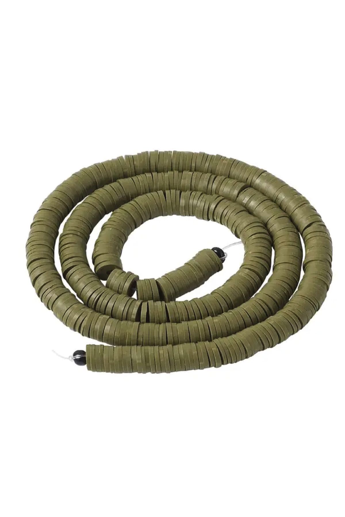 Caglar Accessories 4 Adet 6mm Renkli Polimer Kil Fimo Boncuk Dizisi,40cm Hamur Boncuk Fimo Dizi