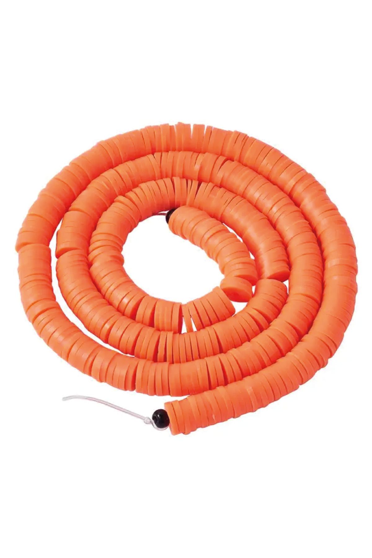 Caglar Accessories 4 Adet 6mm Renkli Polimer Kil Fimo Boncuk Dizisi,40cm Hamur Boncuk Fimo Dizi