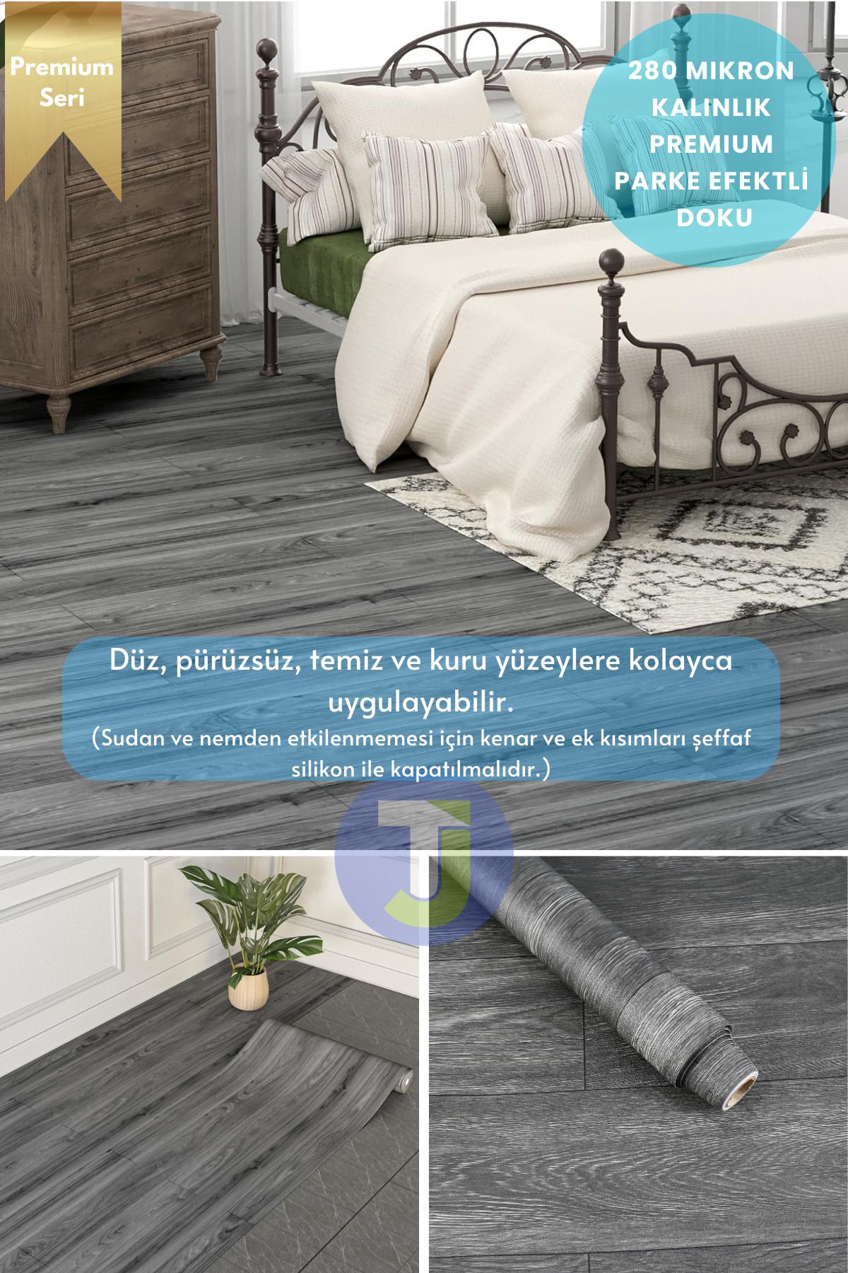 Technojet-Premium Textured Hardwood Pattern Floor - Kitchen, Wall and Cabinet Finish, 60Cmx500Cm 3