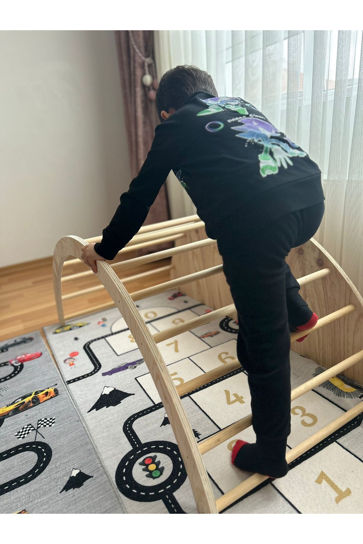 Baby Kinder Montessori Tırmanma Kemeri, Aktivite ve Oyun Alanı, Salıncak, Masa ve Oyuncak Organizeri fotoğrafı 2 (önizleme)