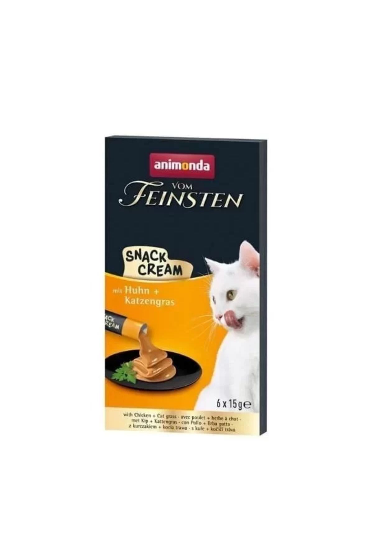 TREND Animonda Snack Carny Tavuklu ve Kedi Otlu Sıvı Kedi Ödül Maması 15 Gr 6 Adet