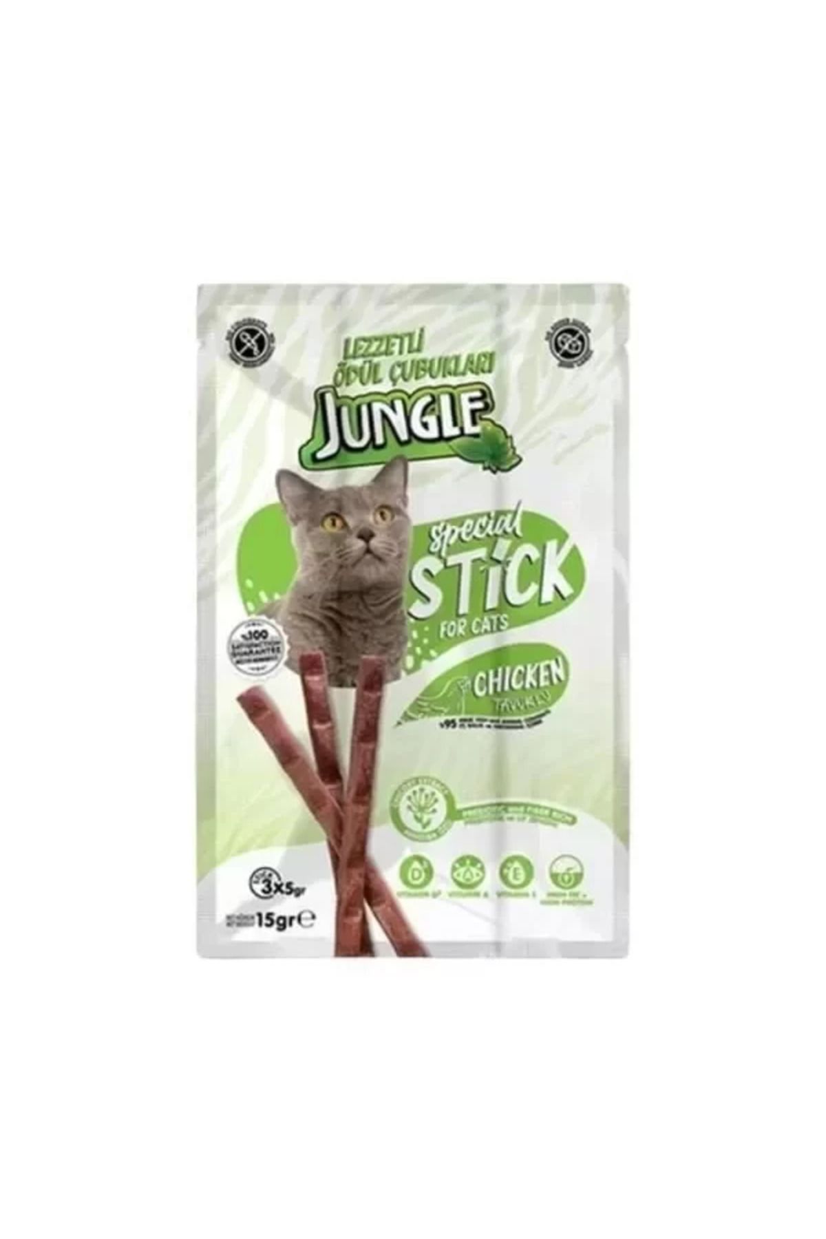 TREND Jungle Tavuklu Stick Kedi Ödülü 3 Adet 5 Gr