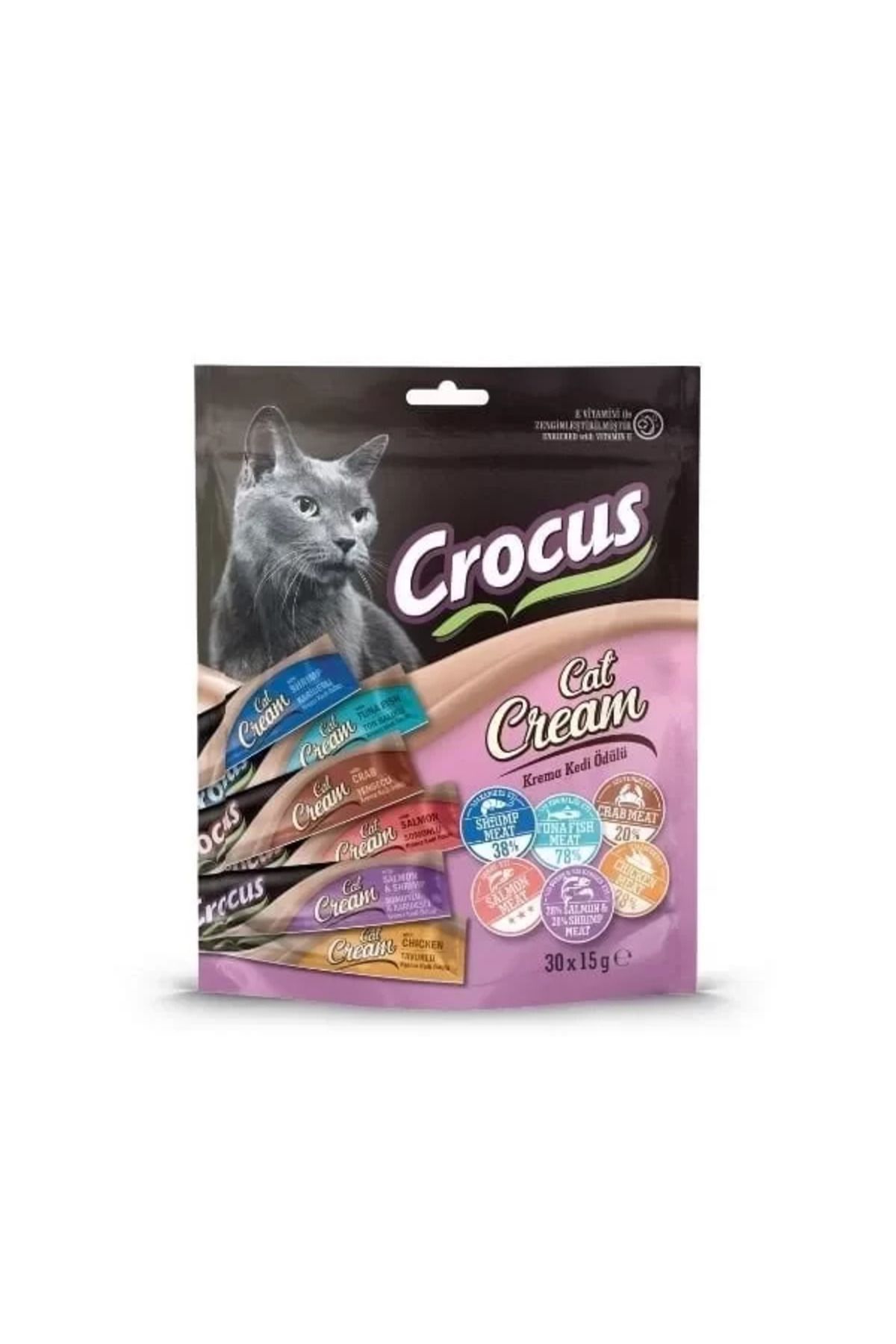 TREND Crocus Multipack Karışık Lezzet Sıvı Kedi Ödül Maması 15 Gr 30 Adet