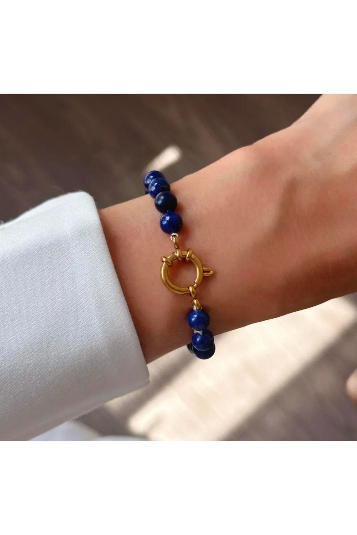 Hazeran accessories Lapis Lazuli Doğal Taşlı Bileklik