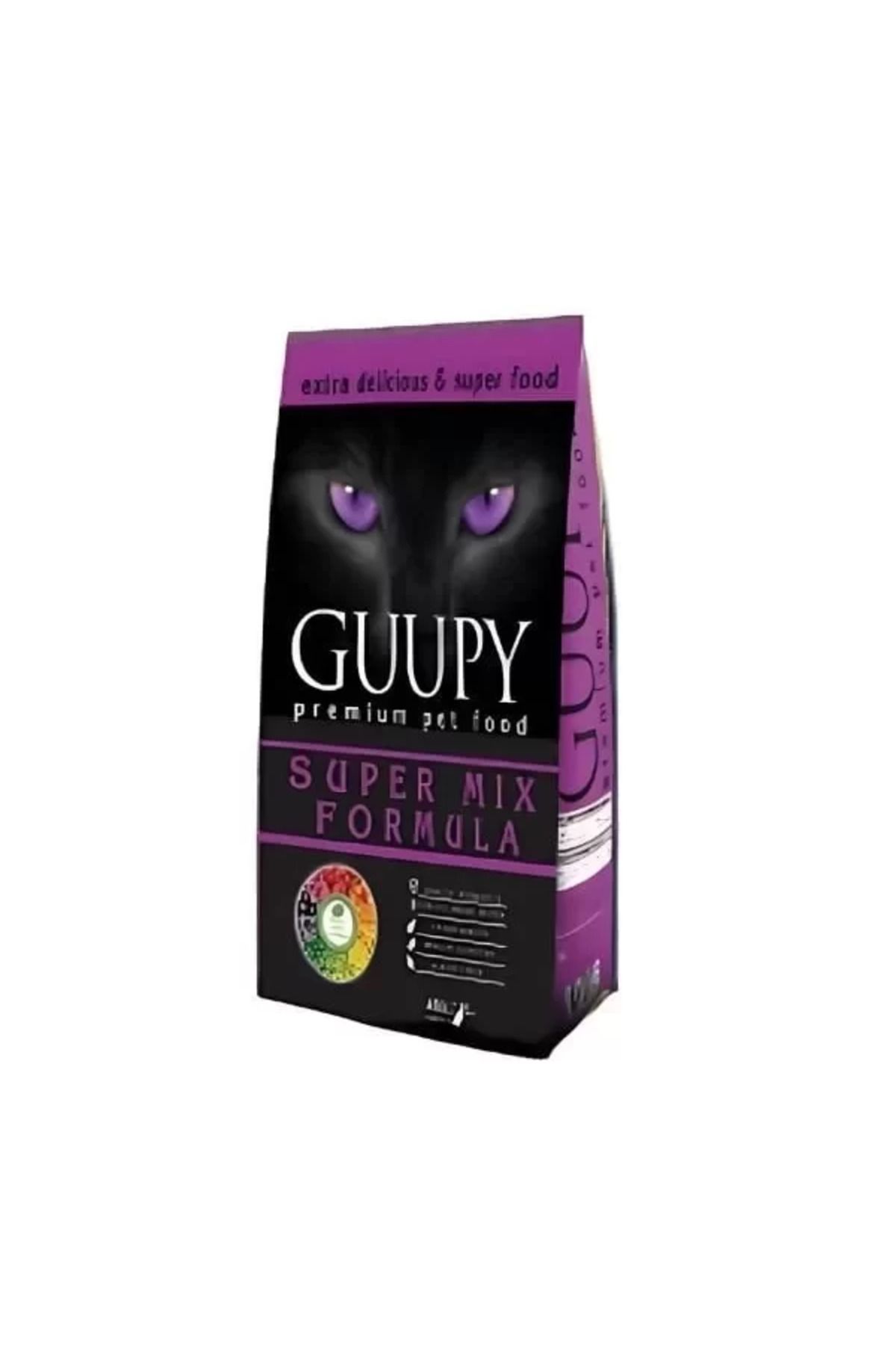 TREND Guupy Premium Super Mix Formula Yetişkin Kedi Maması 1 Kg