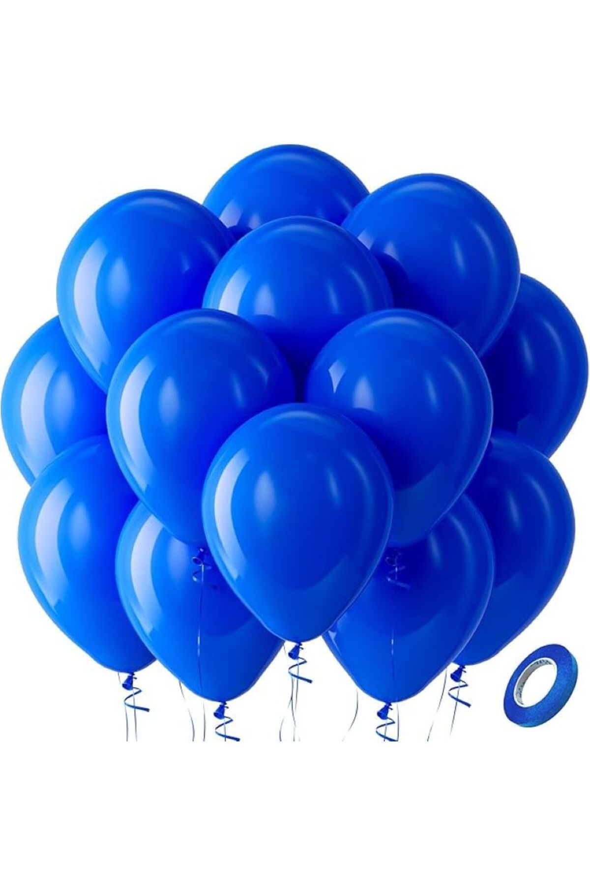 BALON DİYARI 10 Adet Renkli Metalik Balon - Premium Lateks