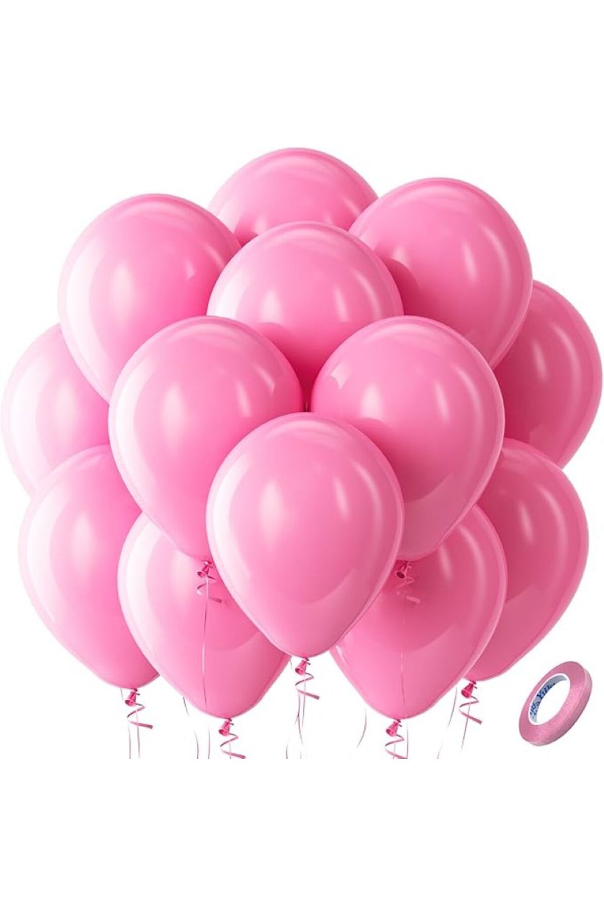 BALON DİYARI 10 Adet Renkli Metalik Balon - Premium Lateks