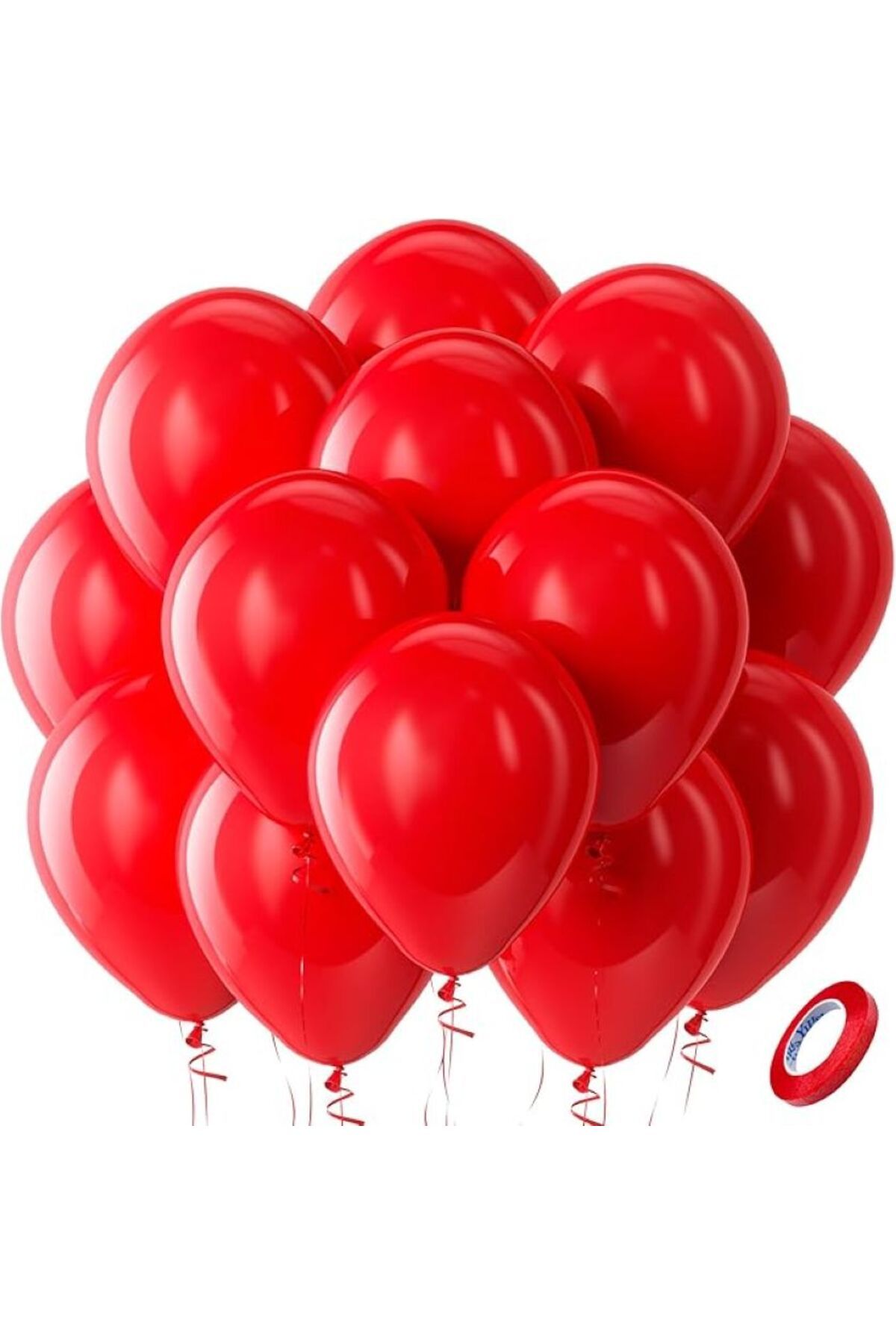 BALON DİYARI 10 Adet Renkli Metalik Balon - Premium Lateks