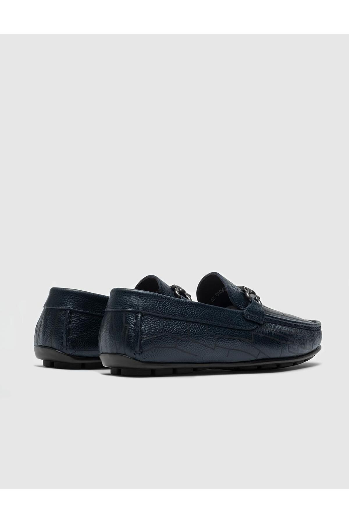 لوفر آبی مردانه Loafer Navy Lavy اورجینال Cabani