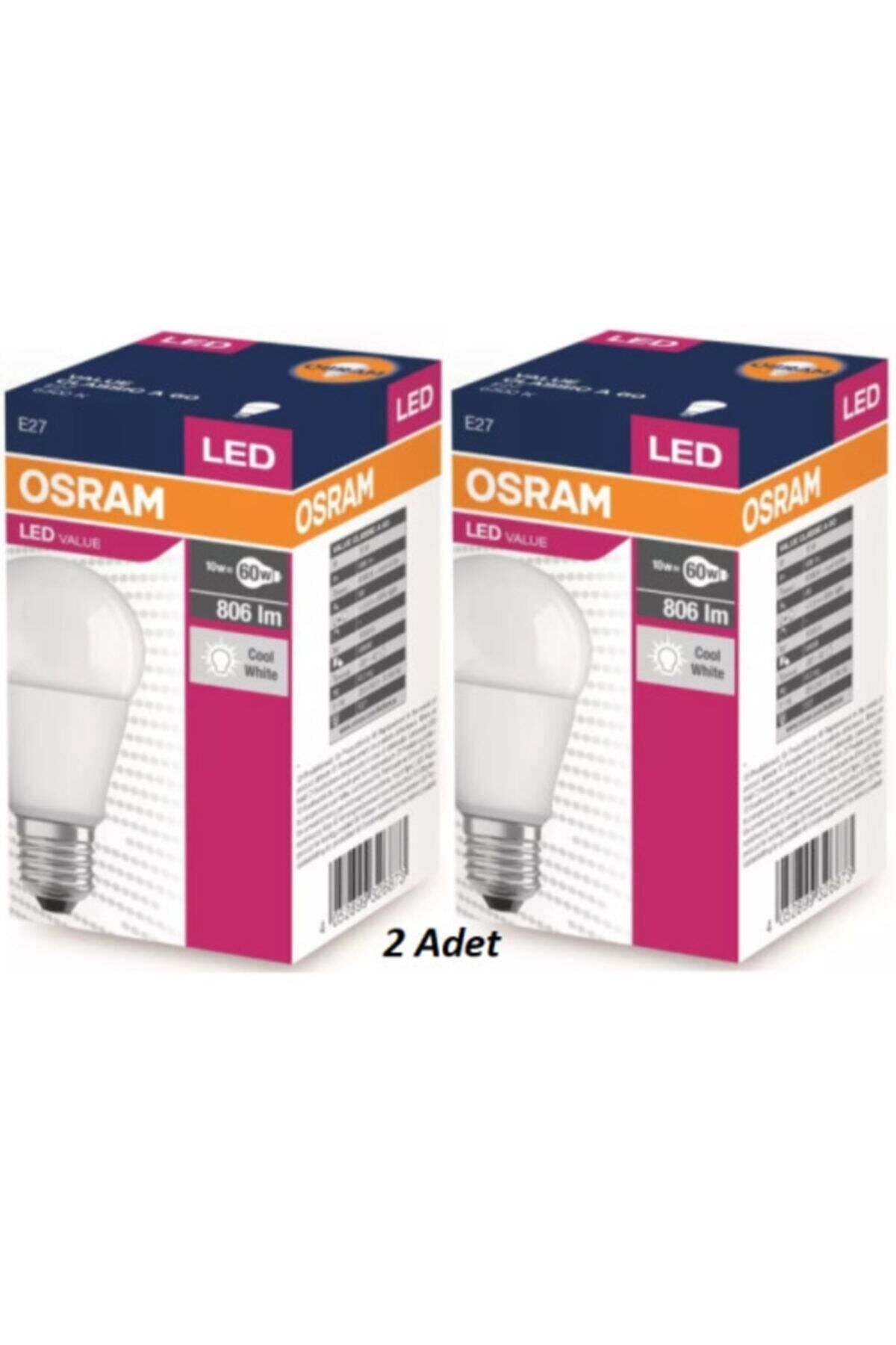 ertekin 2'li Paket 9w Beyaz Led Ampul, Lamba Fırsat!!!