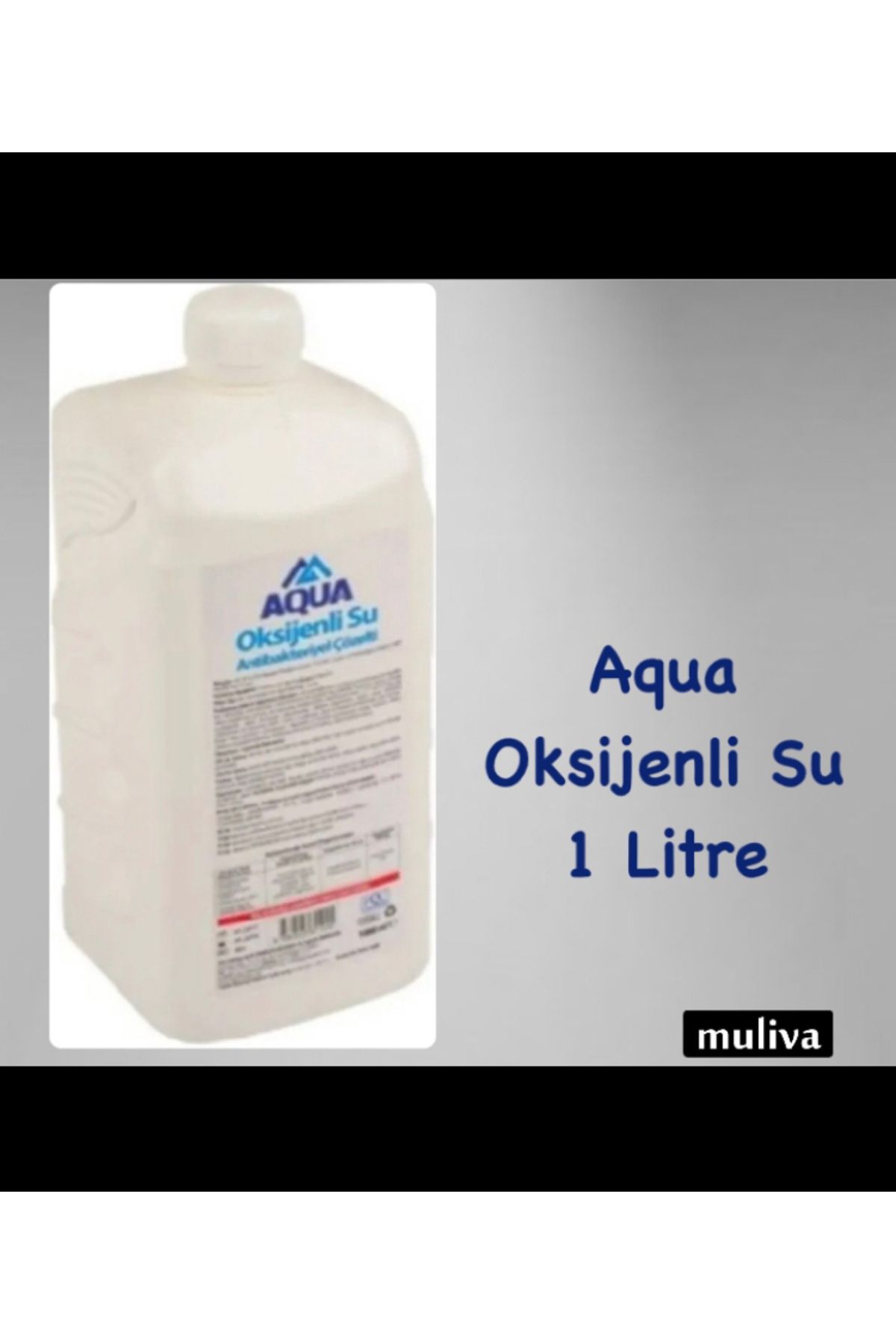 muliva # Aqua Oksijenli Su 1 Litre