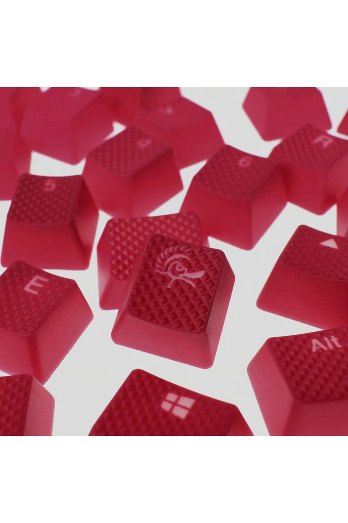 Ducky-Red Rubber Gaming Keycaps 5
