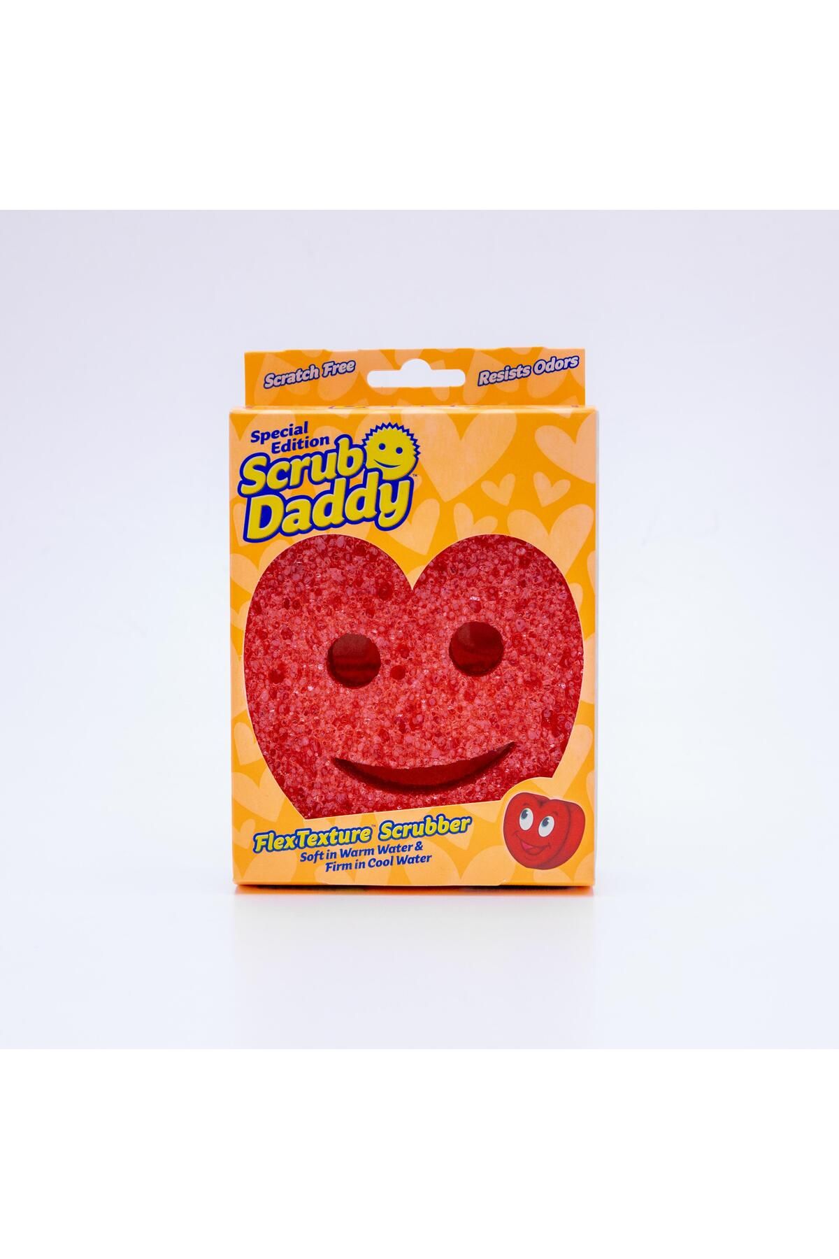 Scrub Daddy Kalp Şekilli Bulaşık Süngeri (Sınırlı Sayıda - Özel Seri)