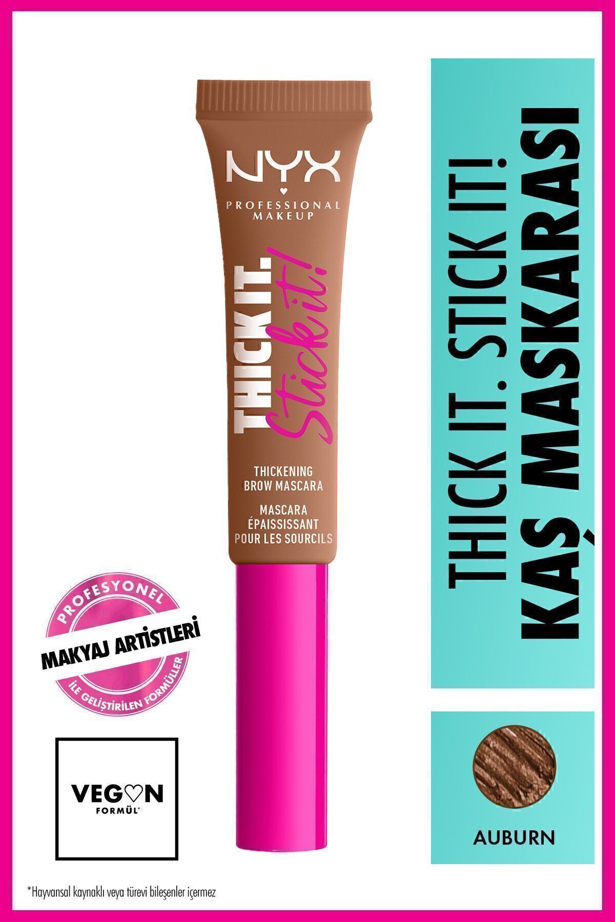 NYX Professional Makeup-Slim, Slim! - Auburn Brow Mascara 1