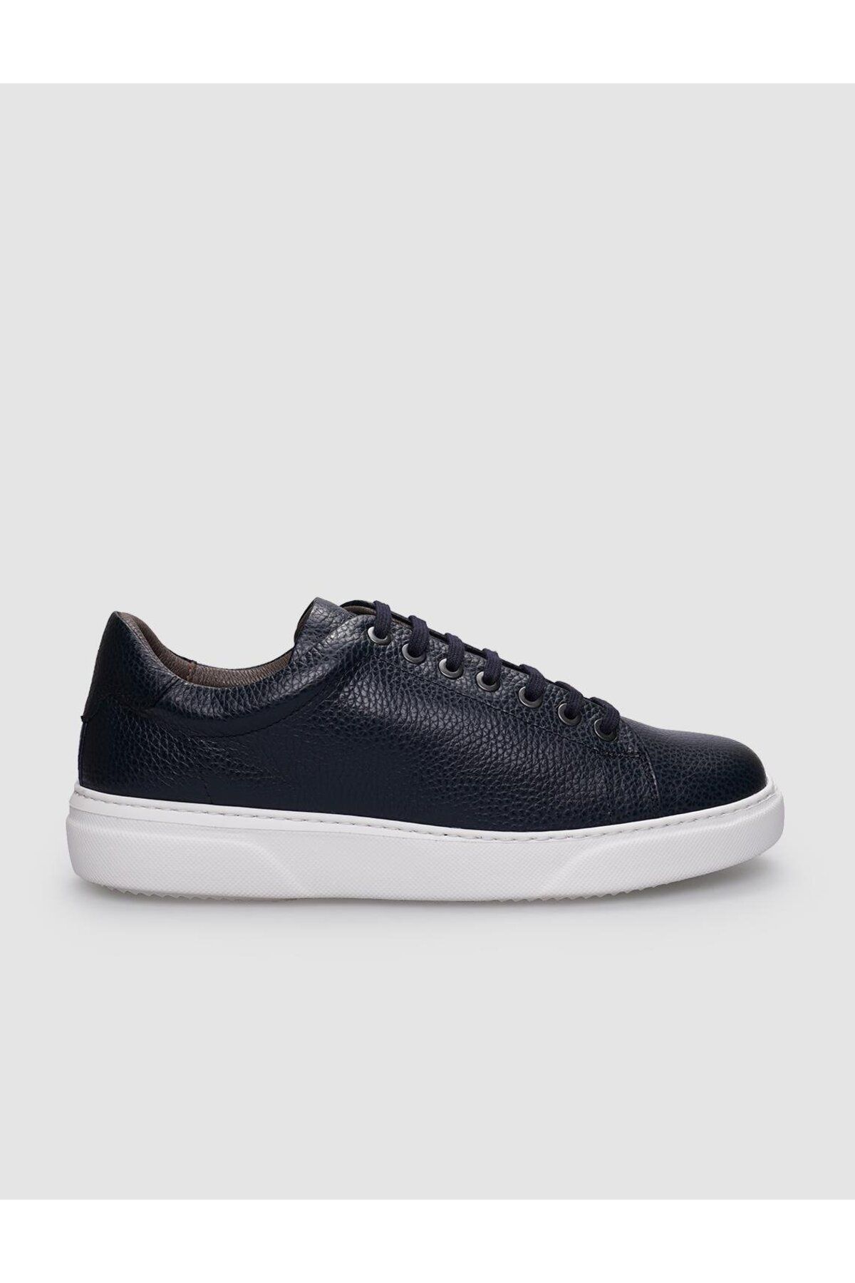 Cabani Pantofi Sport Pentru Bărbați, 100% Piele Naturală, Albastru Bleumarin Masculin - 43