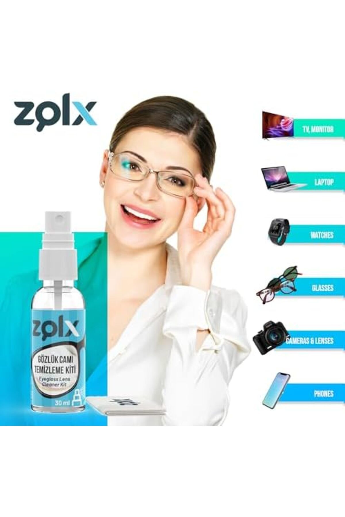 STOREMAX gelalpzr Temizleme Kiti Gözlük Camı 30ML Yeni aynet 1109110