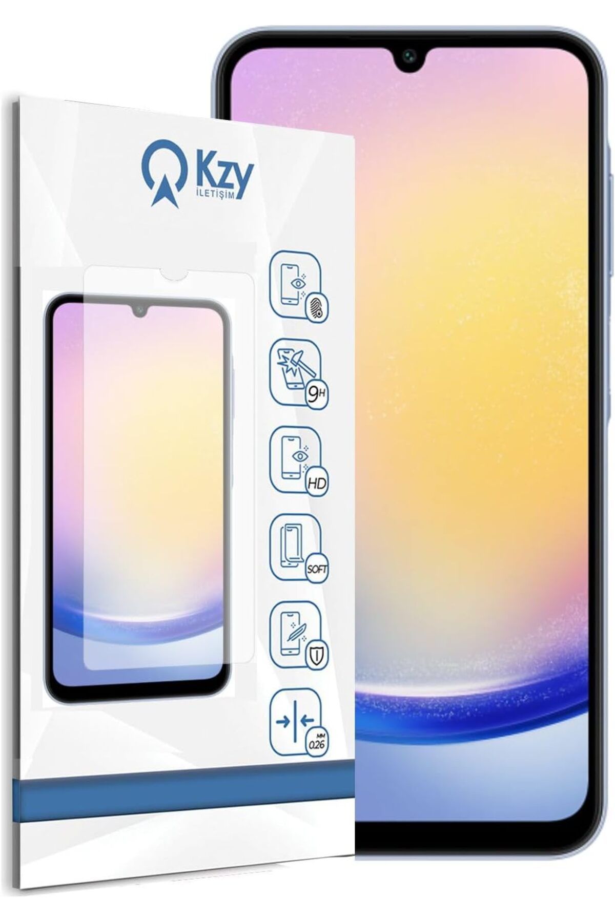 STOREMAX nslm İLETİŞİM  Galaxy A25 5G ile Uyumlu Temperli Ekran Koruyucu Kırılmaz Cam neslim 1037065