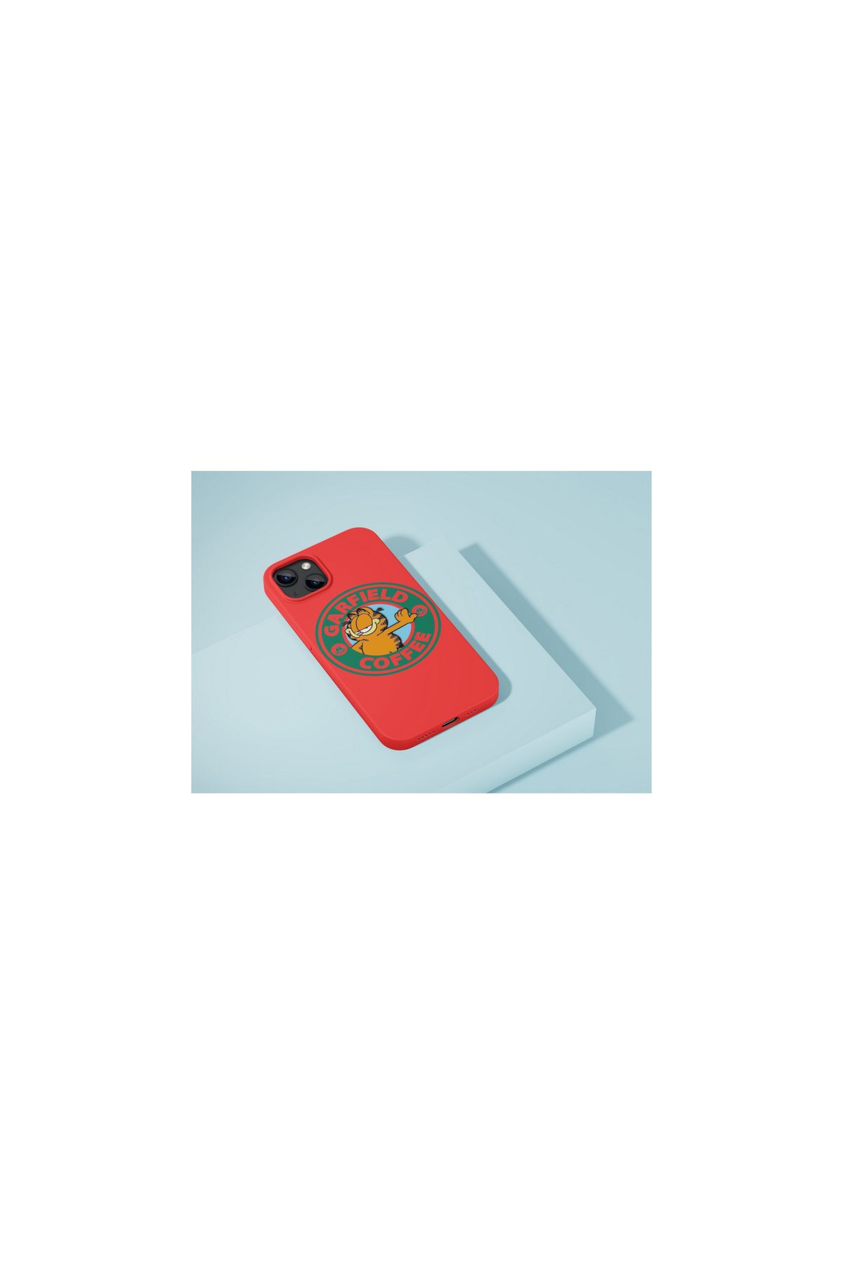 SOFTCASE Garfield Coffee Iphone Tüm Modellere Uyumlu Kılıf Iphone 6,7,8,x,11,12,13,14,15,16 Plus