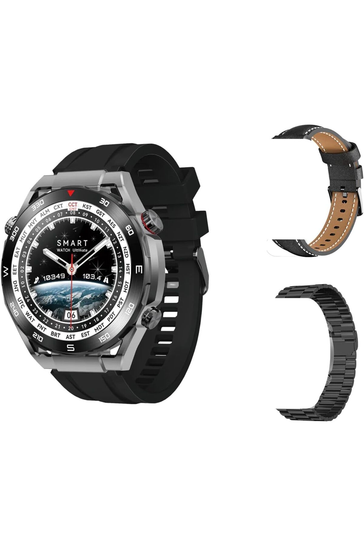 STOREMAX buystoremx G3 Watch Ultimate Akıllı Saat Tüm Telefonlarla Uyumlu Akıllı Saat 49MM 2.02INÇ Akı