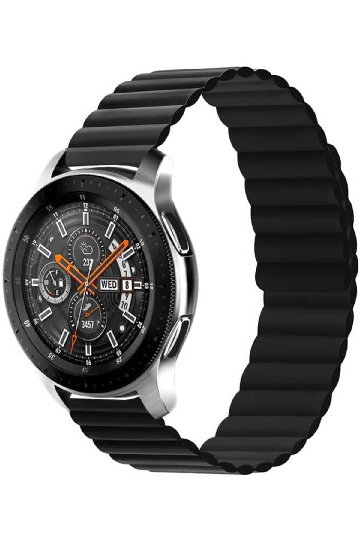 STOREMAX sivtcrt  İle Uyumlu Watch 38mm/40mm KRD-52 Kordon Siyah Yeni Modern 1053513