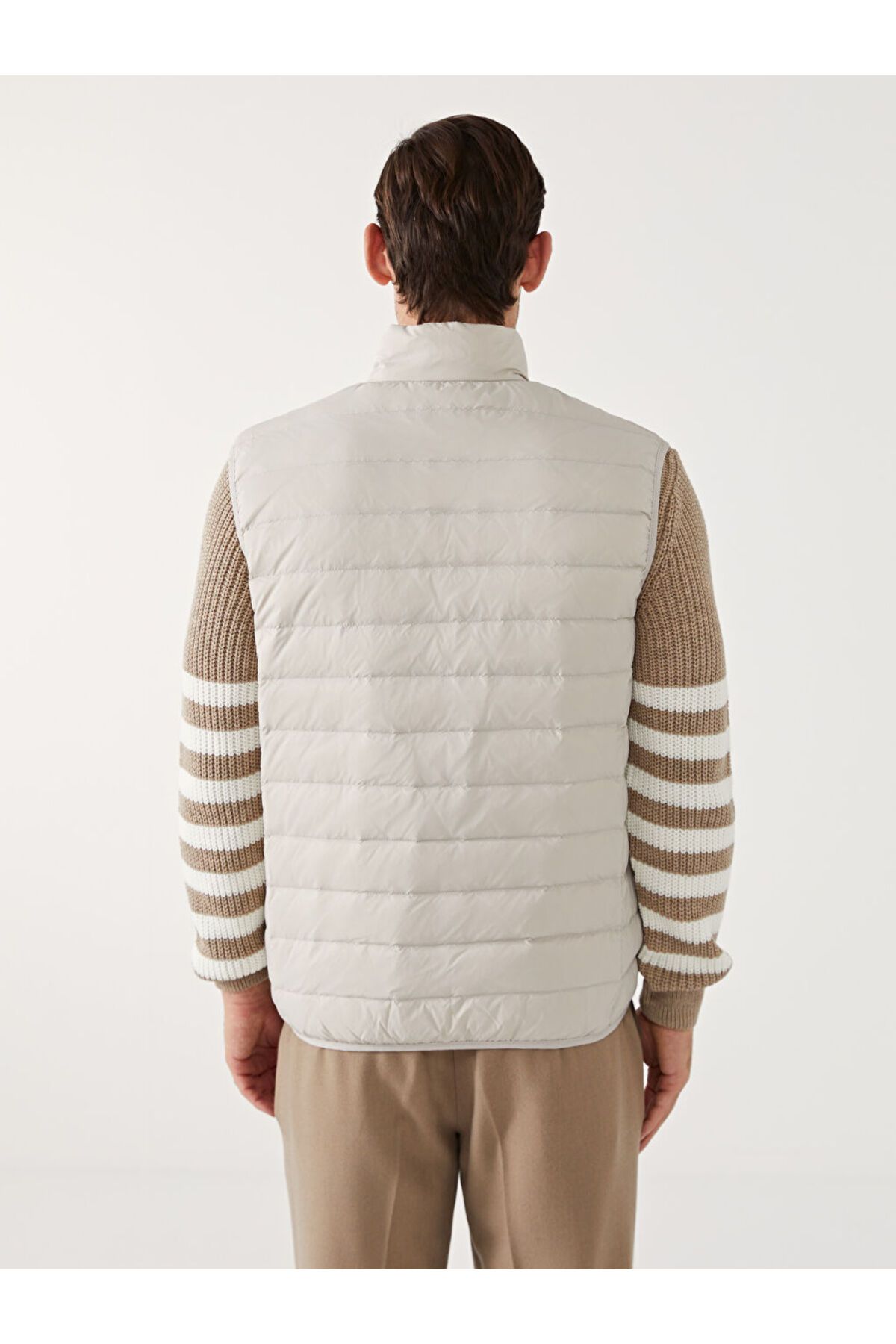 LC Waikiki-Standard Mold Stand Collar Men's Puffer Vest 5