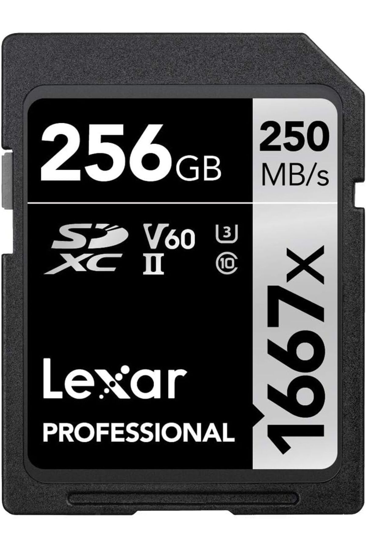 Genel Markalar NewsSale Professional 1667x SD Kart 256 GB, SDXC UHS-II Bellek Kartı, 250 MB/s'ye kadar Okuma, 120