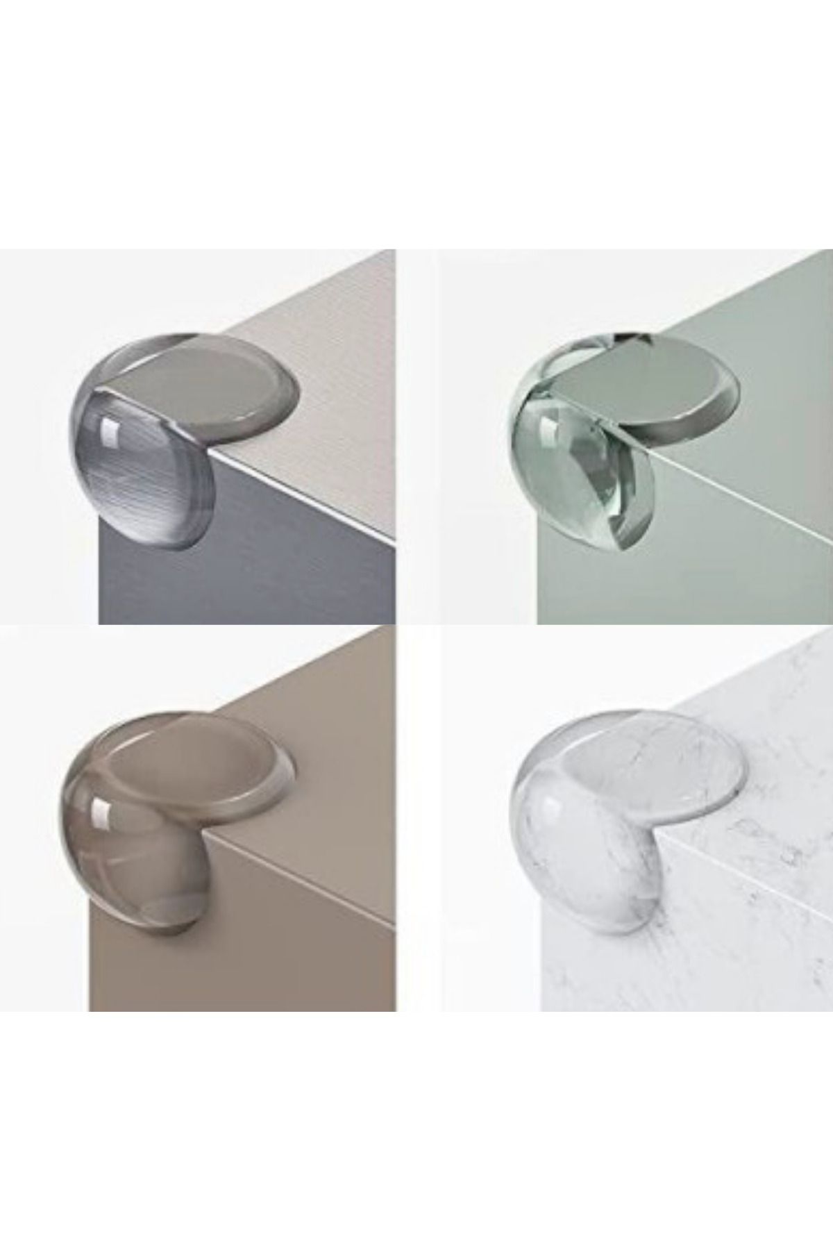 Vekorr-Table Corner Edge Protector Anti-Knock Ball Shaped Guard Set 2