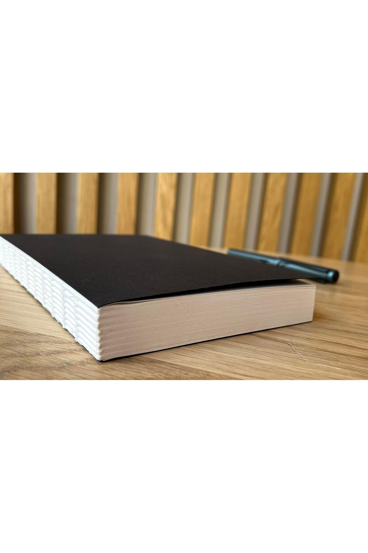 STOREMAX lbstorex Tanıtım Özel Tasarım Siyah Kraft Kapaklı A5 Kareli Defter - 180 Derece Açılabilir, S
