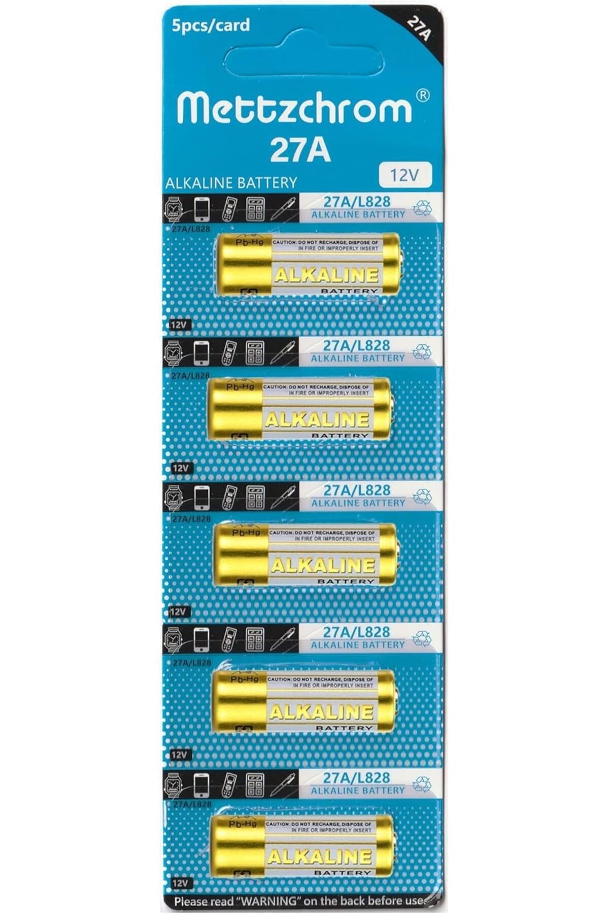 STOREMAX gelalpzr 27a 12 Volt Alkalin Pil - Kumanda Pili - 5'li aynet 1109110