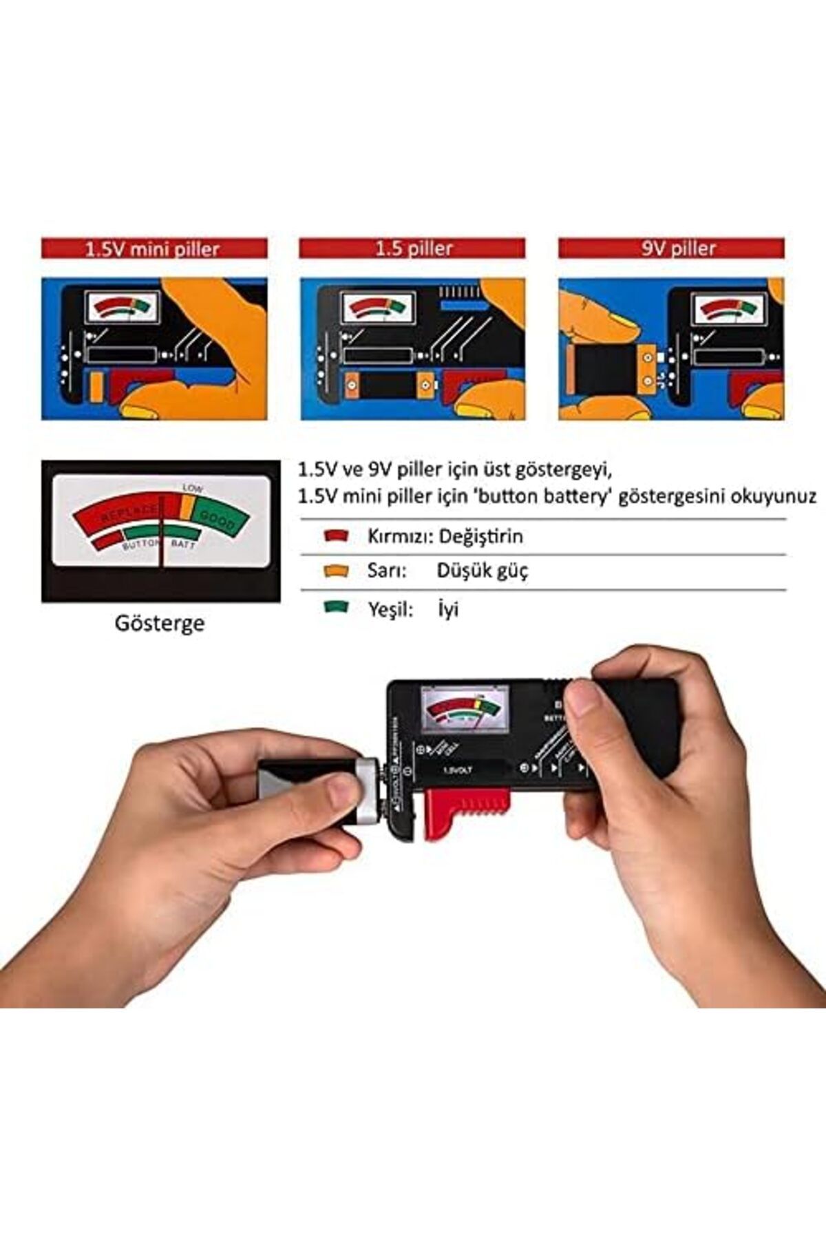 STOREMAX yiltershop Test Cihazı BT-168 Pil Yeni Yticretx 1030188