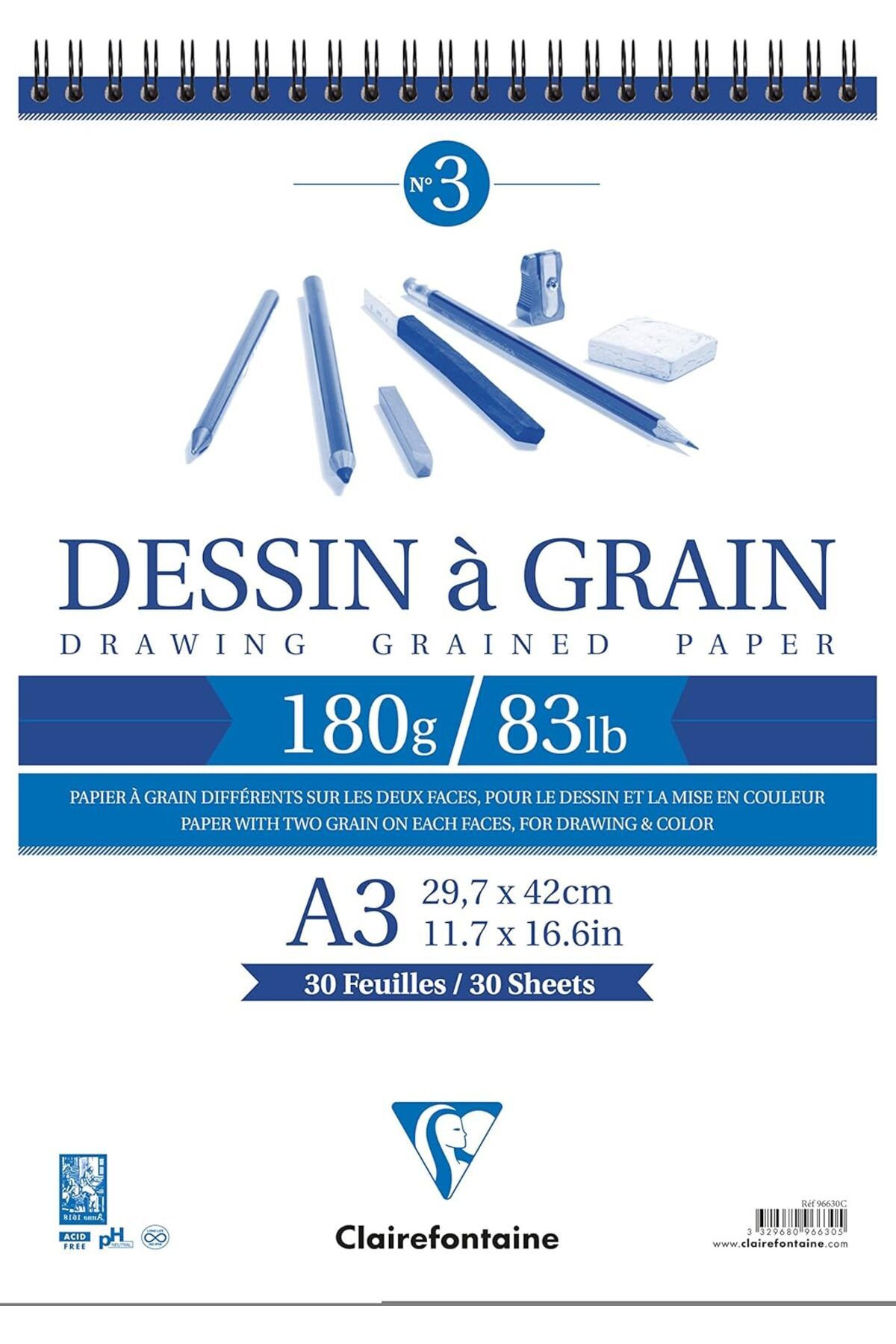 STOREMAX EMLshop Dessin A Grain Spiralli A3 Defter VDesing 986362