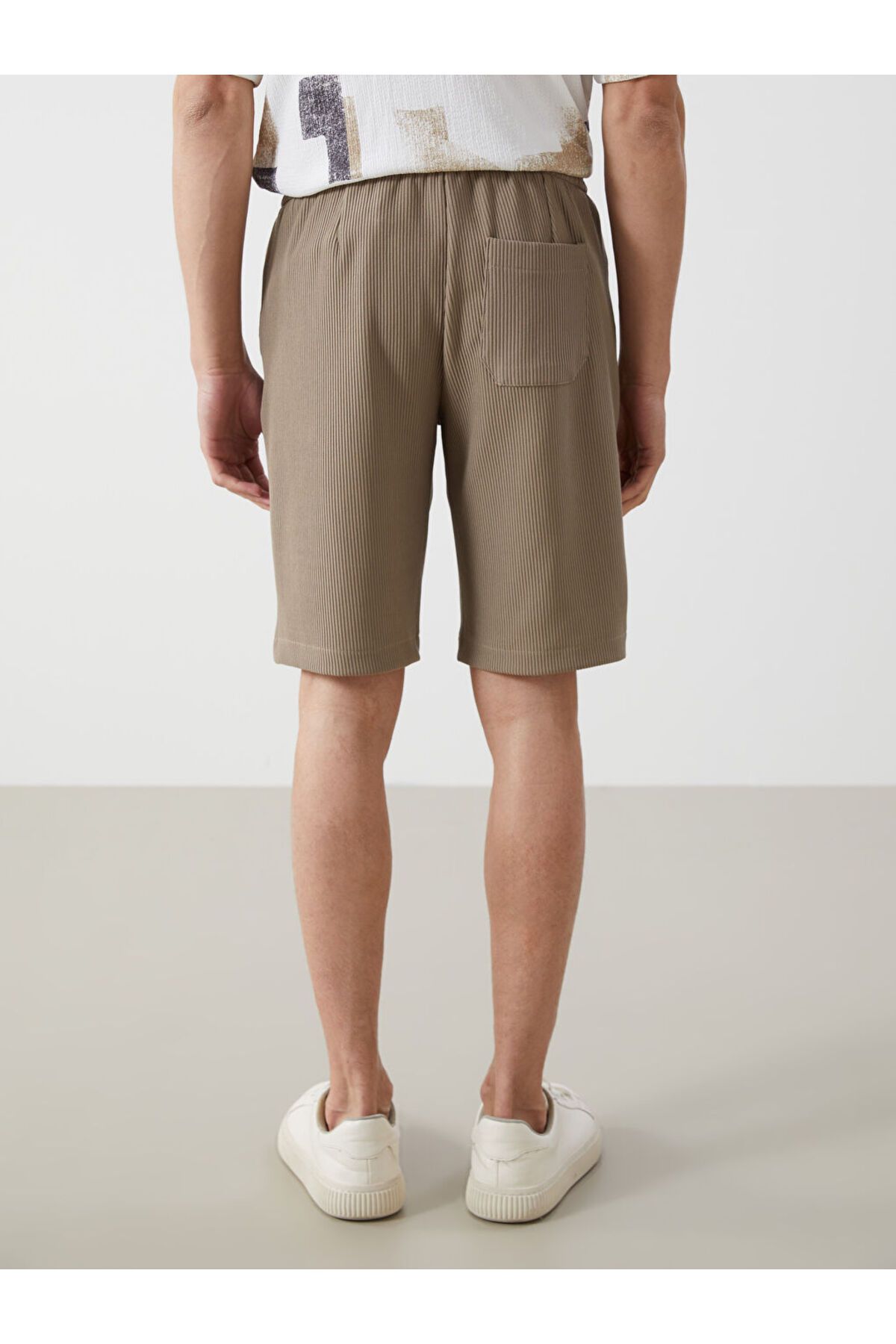 LC Waikiki-Lcw Vision Brown Standard Mold Men's Shorts 4