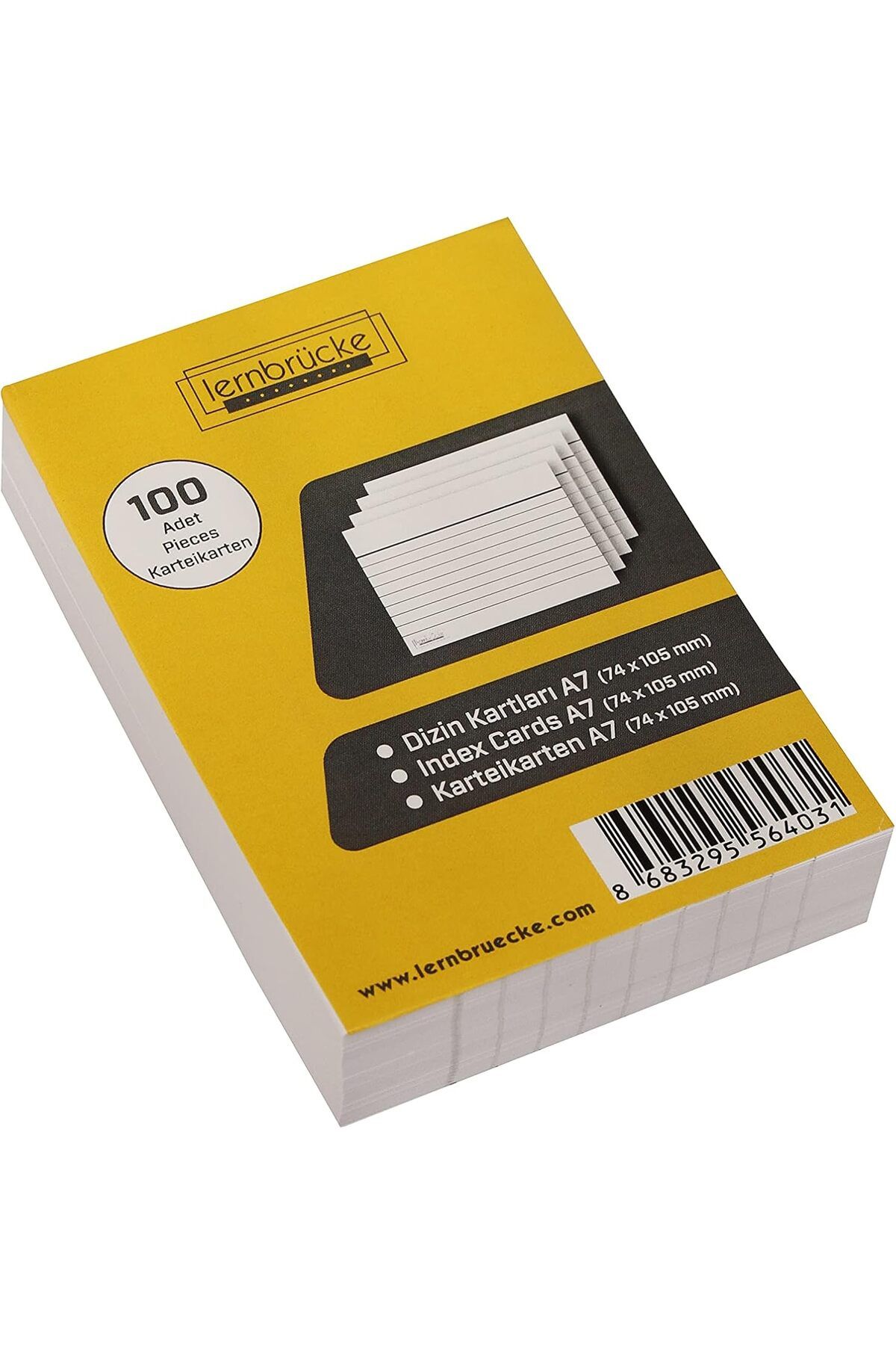 STOREMAX nffashopm BEYAZ ÇİZGİLİ A7 DİZİN KARTI KARTEIKARTEN 100'LÜ storestarx 1051353