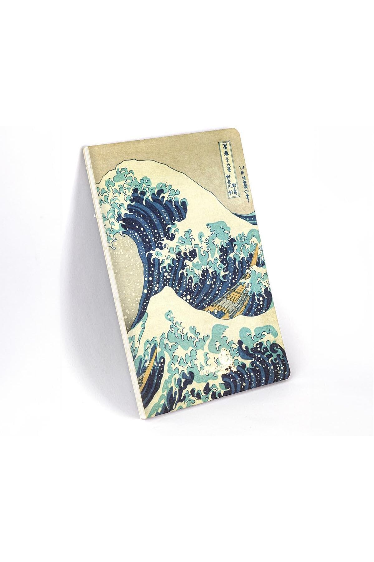 STOREMAX buxystorem Great W off Kanagawa, Hokusai 1829-32, Vintage Defter III, Çizgisiz, 96 Sayfa, İplik Di
