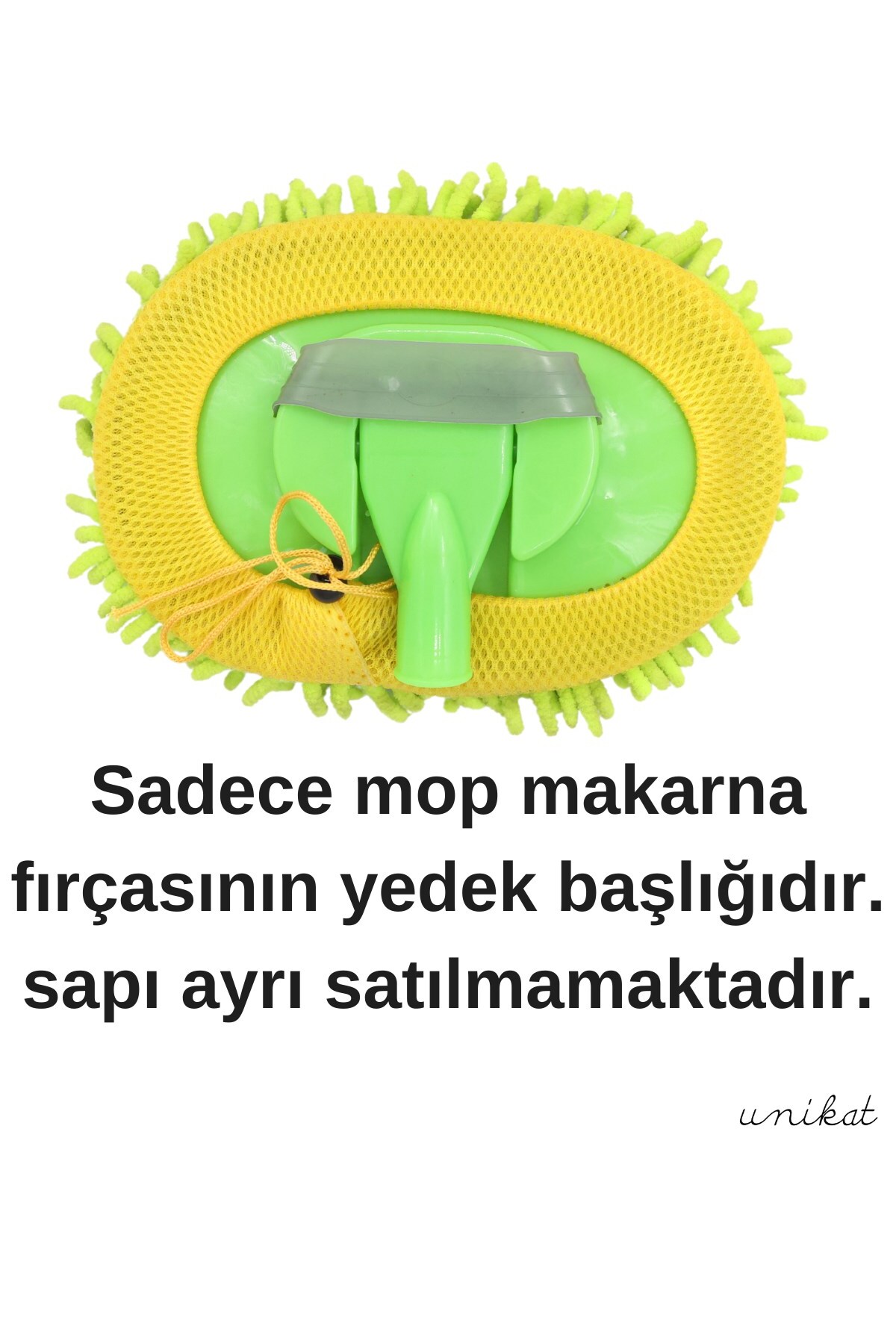 UNIKAT Teleskopik Mikrofiber Araç Yıkama Fırçası Yedek Mop Başlığı