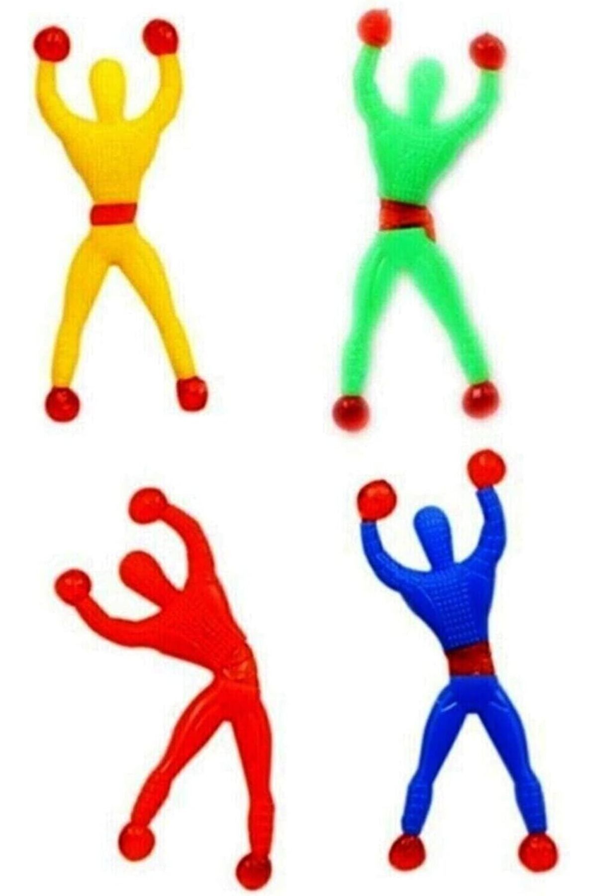 STOREMAX Yapışan ve Duvara Yapışan 4'lü Ninja'lar 9cm. StarColxlection 655141