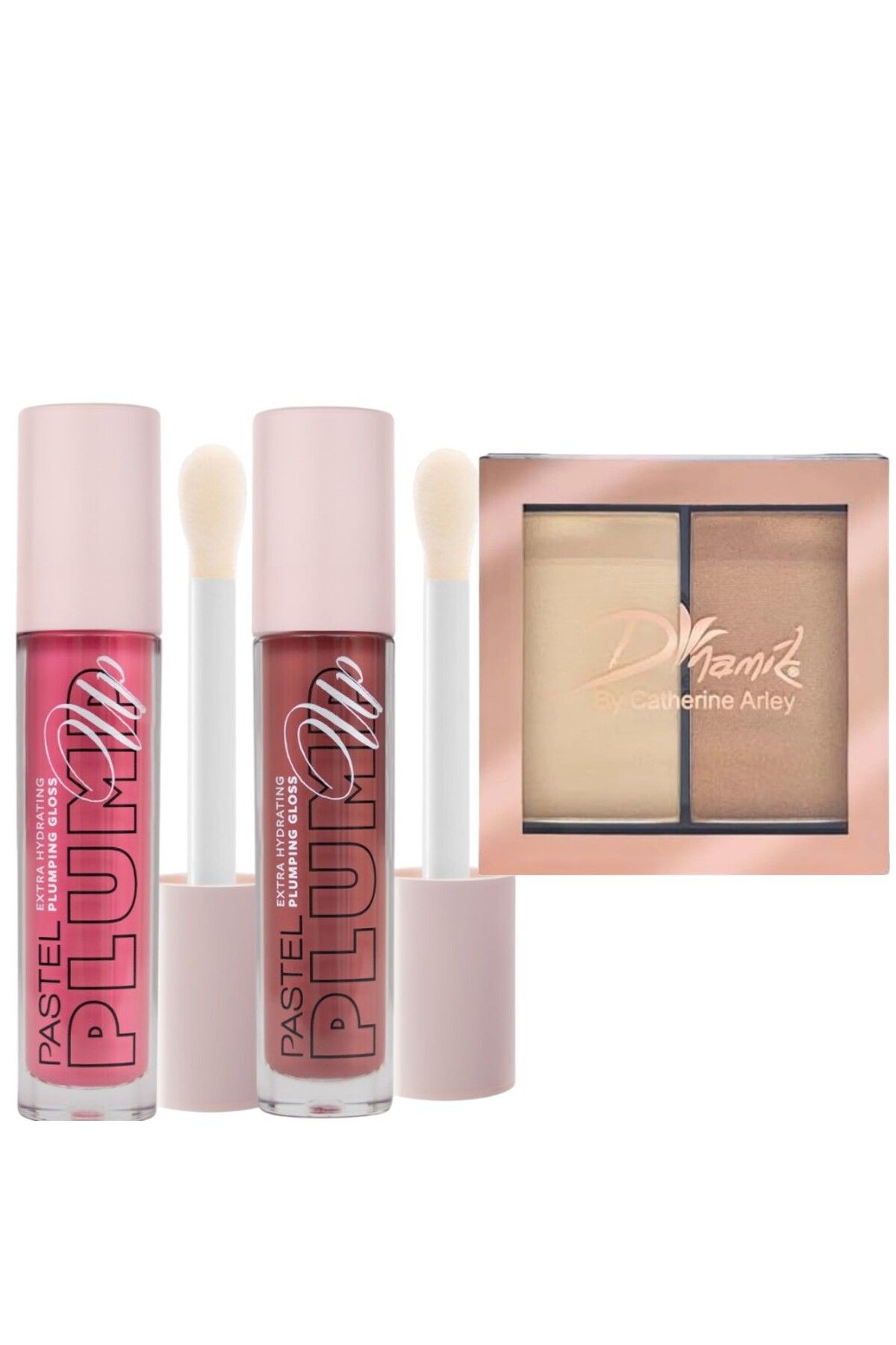 Pastel Plump Up 212 Ve 211 Dolgunlaştıran Dudak Parlatıcısı + Dinamik highlighter