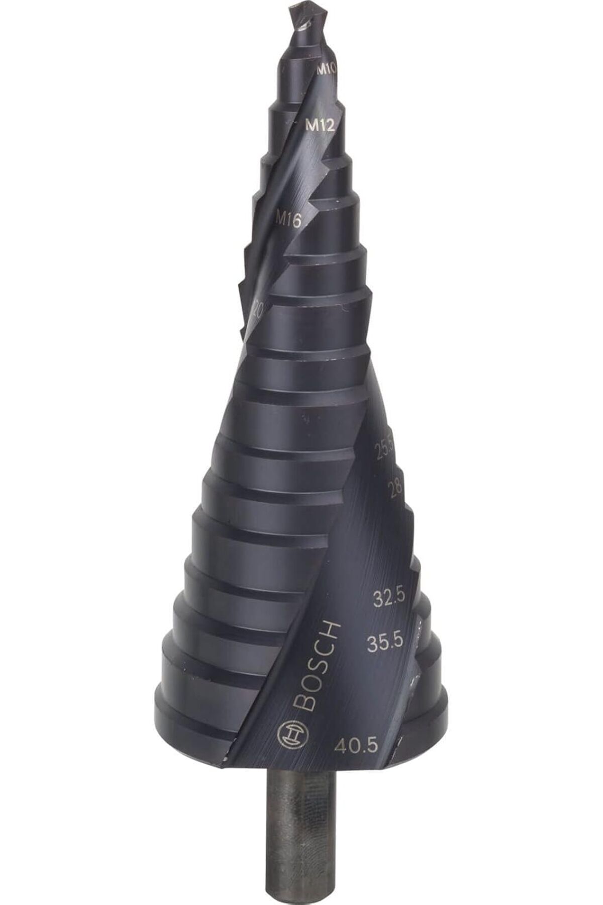 STOREMAX ysstorex Professional Kademeli matkap HSS-AlTiN 3 yüzeyli şaftlı (M10-M40) StarColxlection 655141