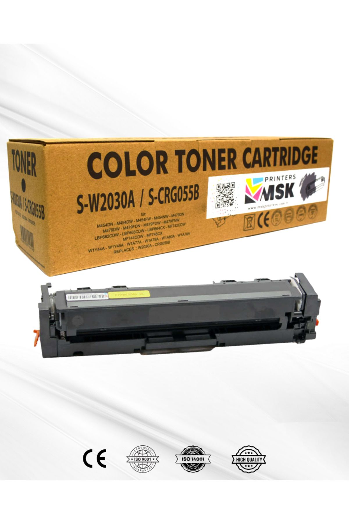 msk printers I-Sensys MF746CX Muadil Siyah Toner Çipsiz