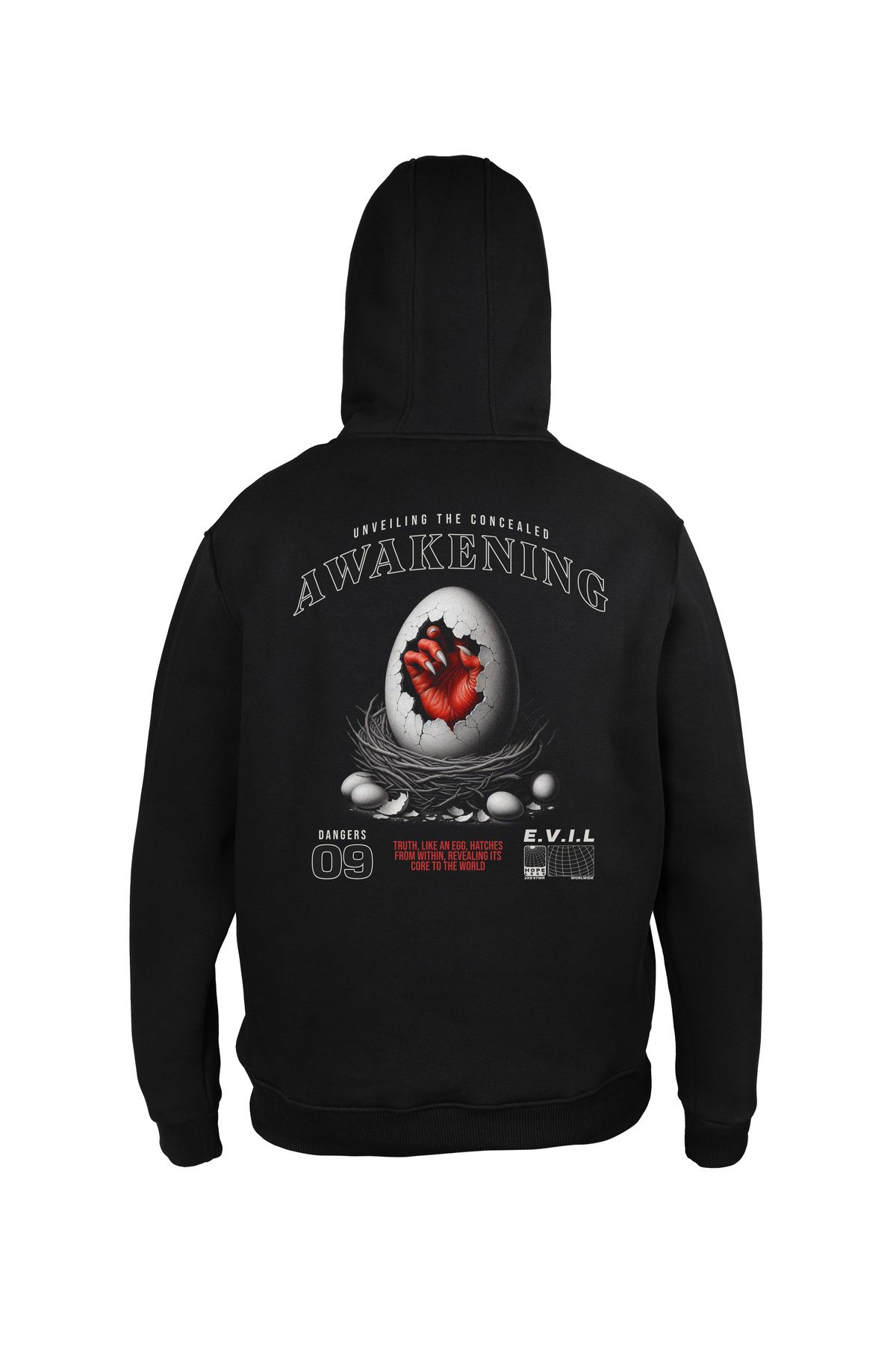 2XB Awakening Unisex Oversize Kapüşonlu Sweatshirt