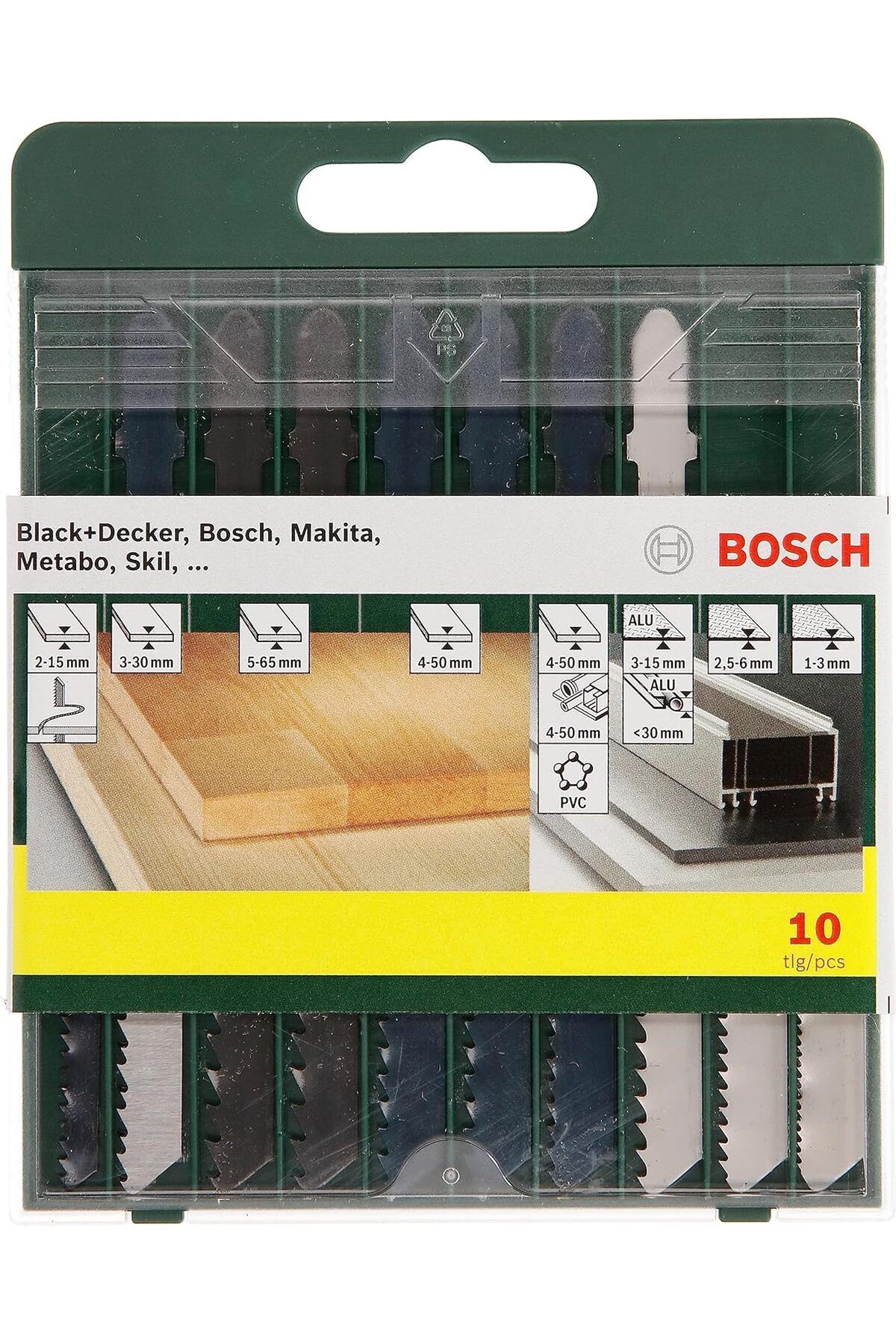STOREMAX bystoreby - 10 Parça Dekupaj Testere Seti Karışık (Promo) NewDesing 646268